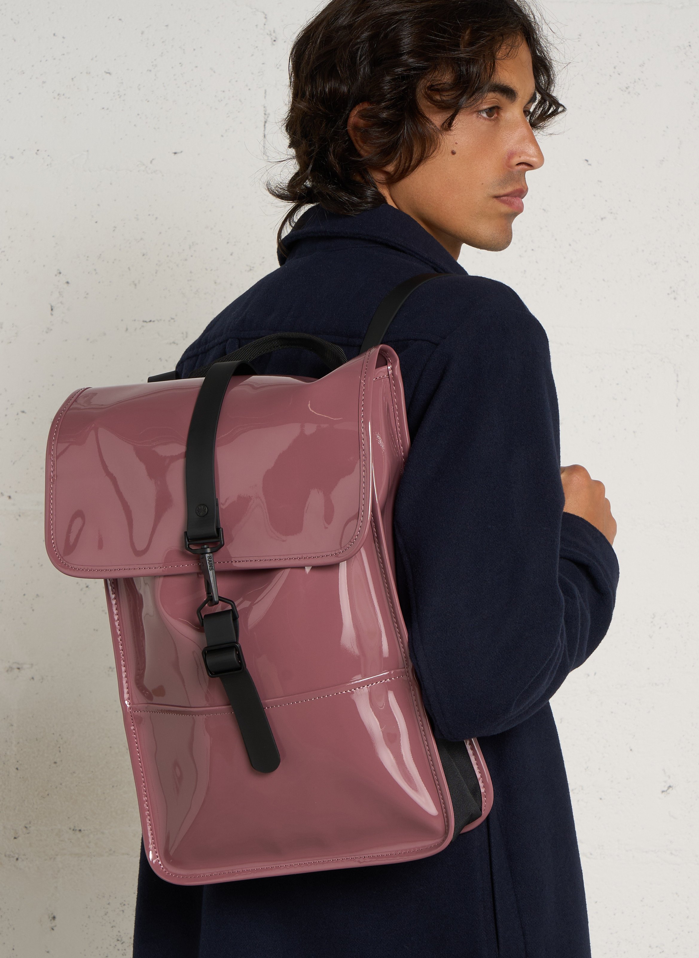 Waterproof backpack RAINS Pink