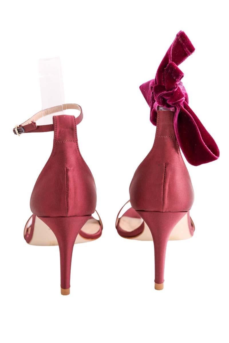 Faux leather sandals LK BENNETT - Seconde Main Red