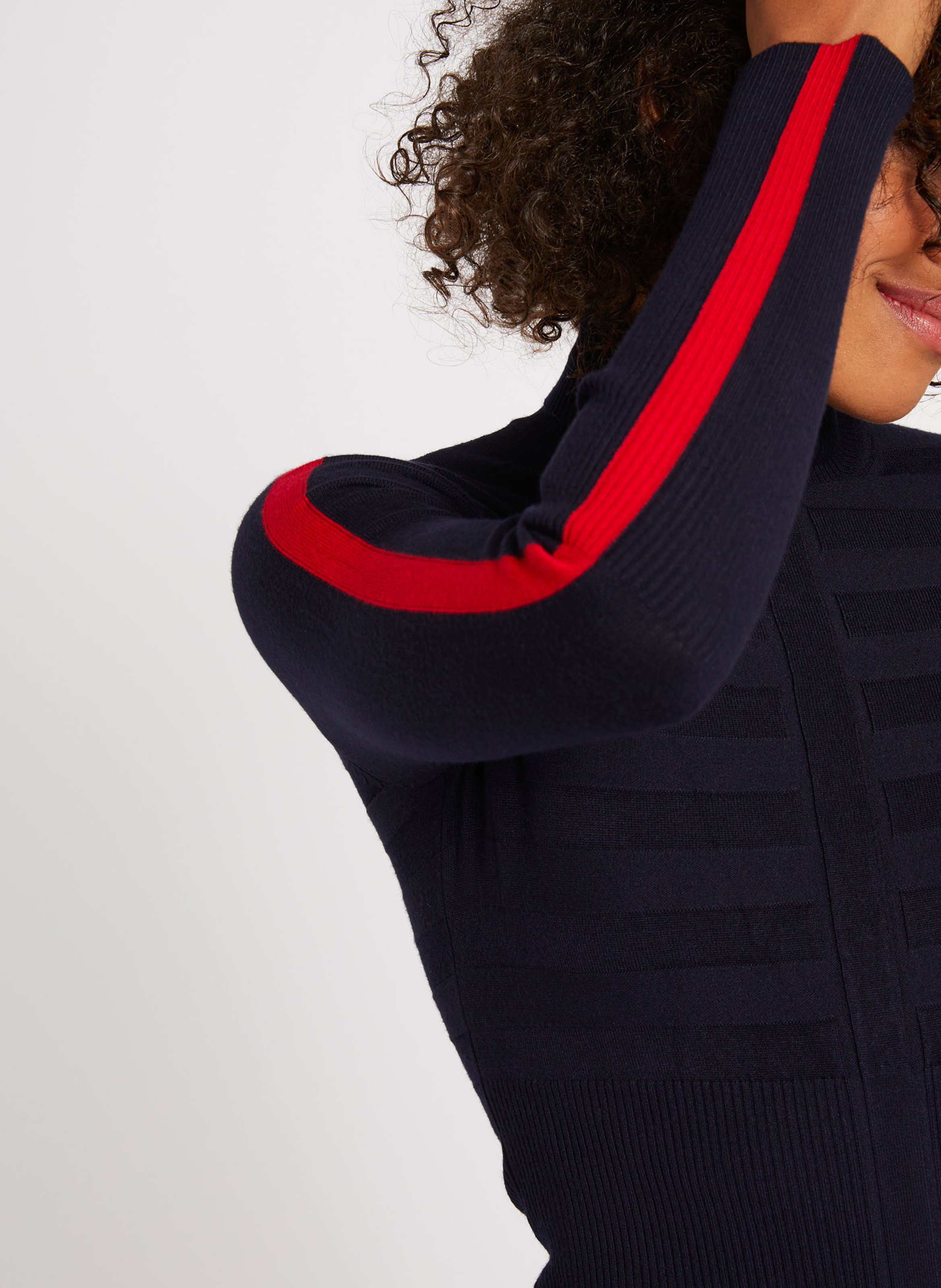 Pull col roulé moulant MORGAN