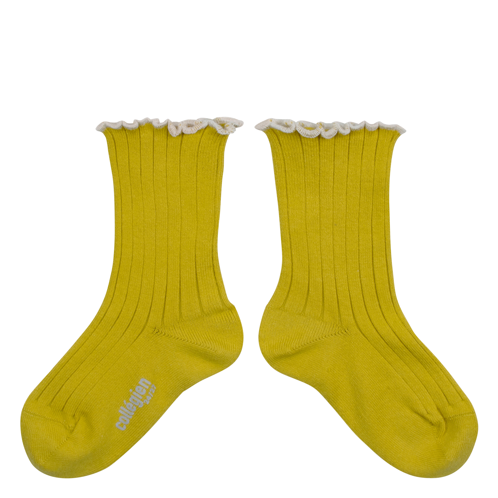 Chaussettes côtelées en coton mélangé COLLEGIEN