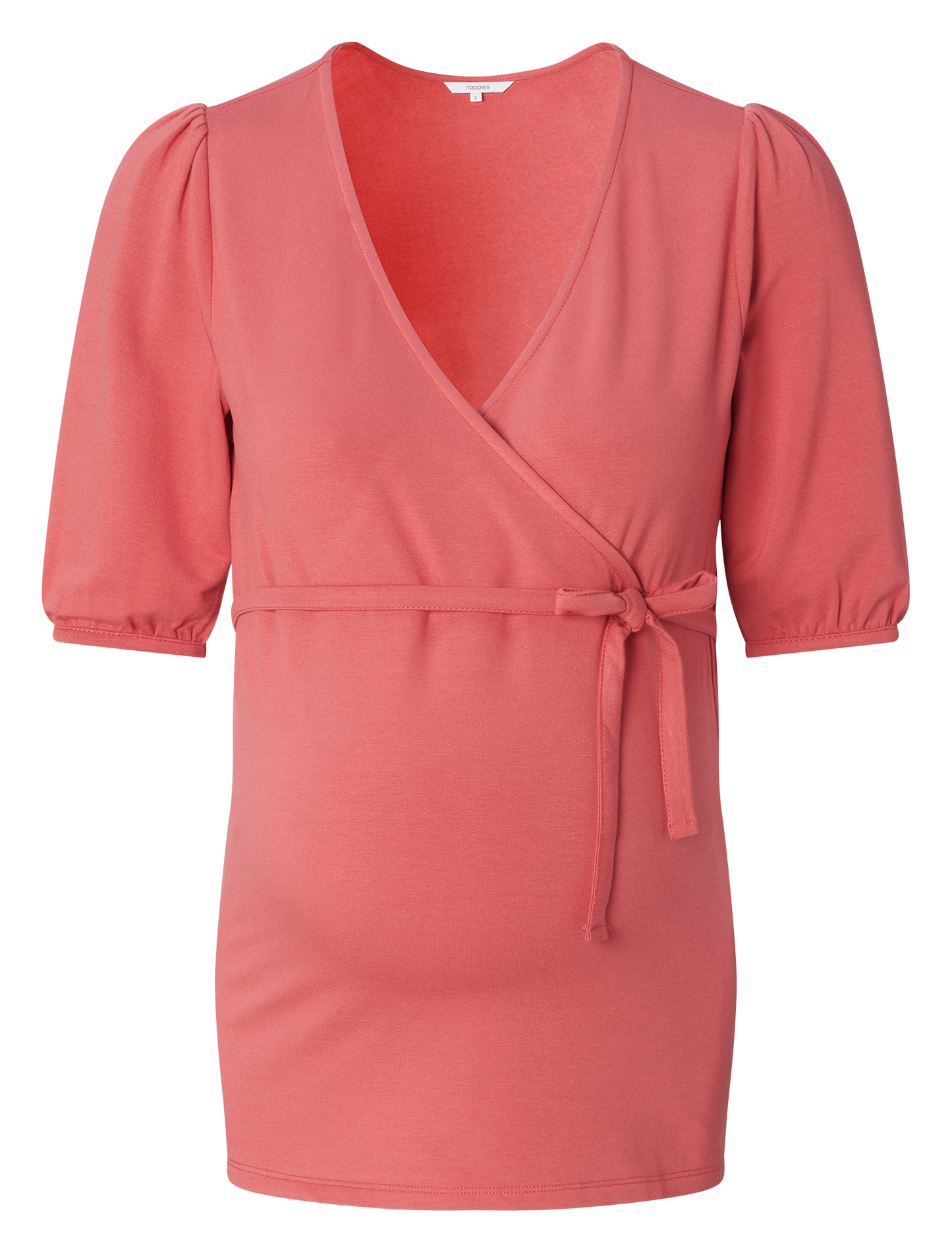 Weich fallendes Top mit überkreuztem Kragen NOPPIES Rot