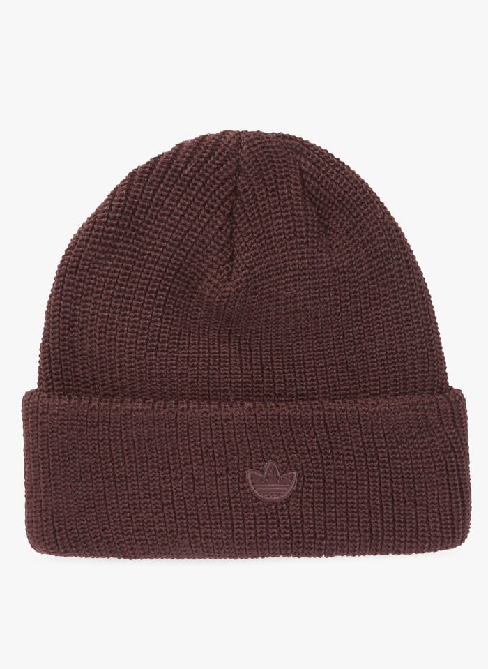 Brown Beanie with embroidered logo