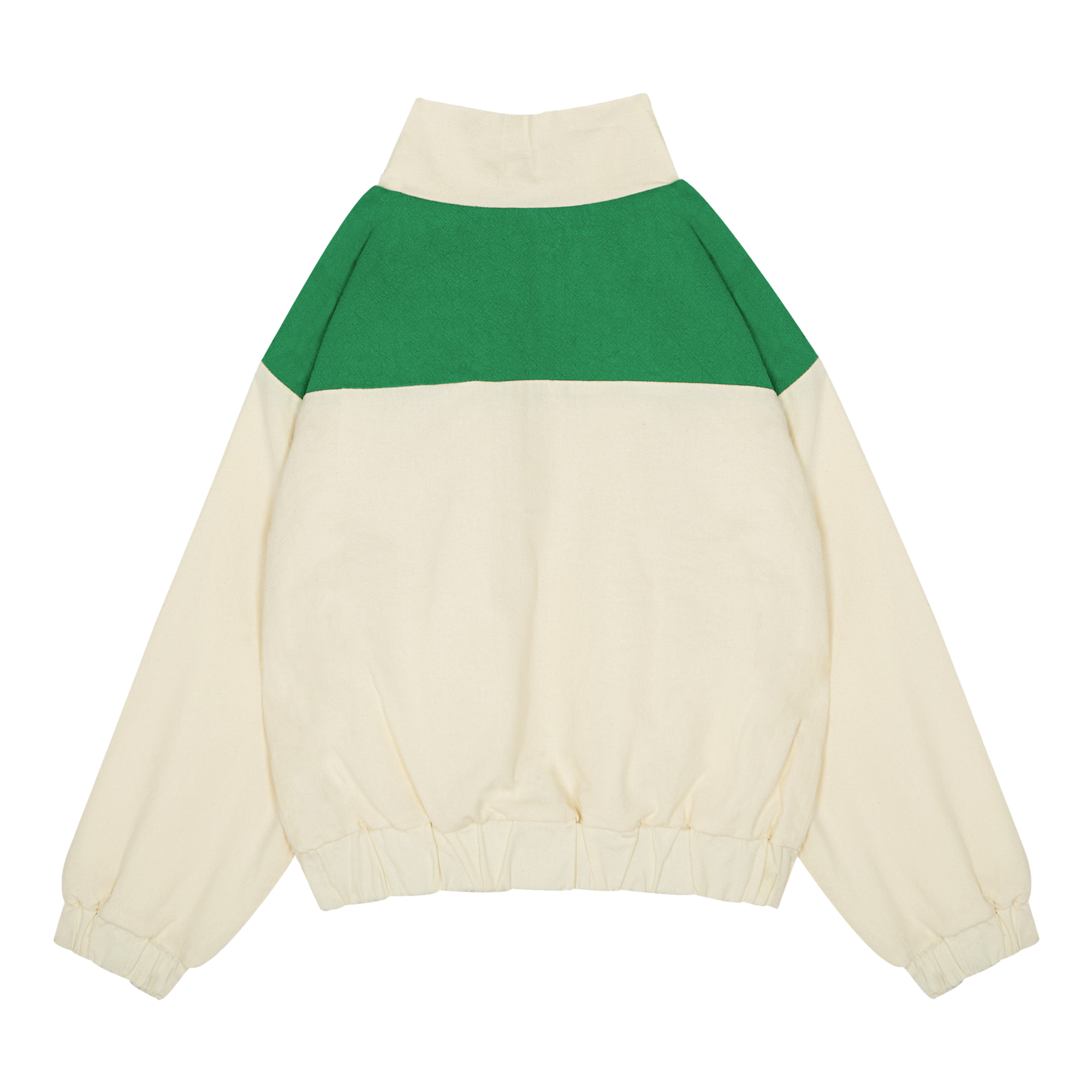 Veste col montant ample en coton THE CAMPAMENTO Blanc