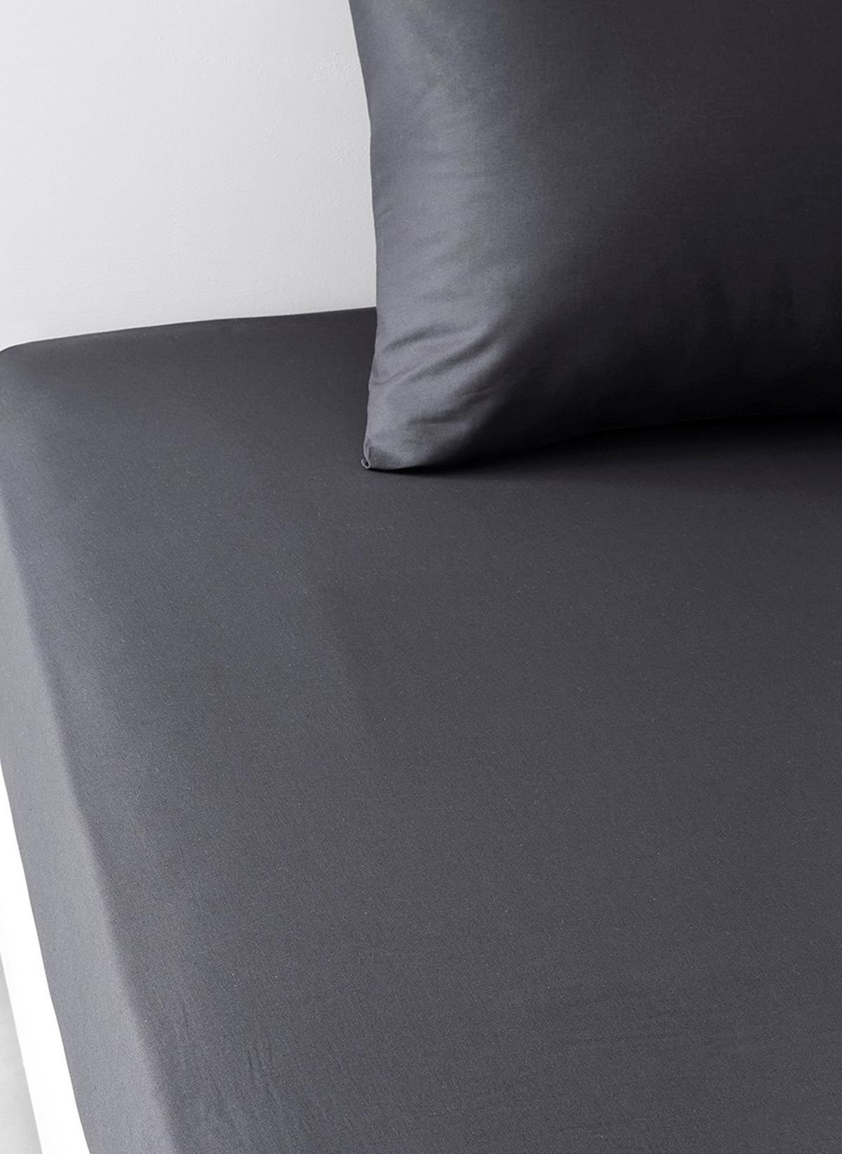 Organic cotton fitted sheet TODAY LINGE DE MAISON Black