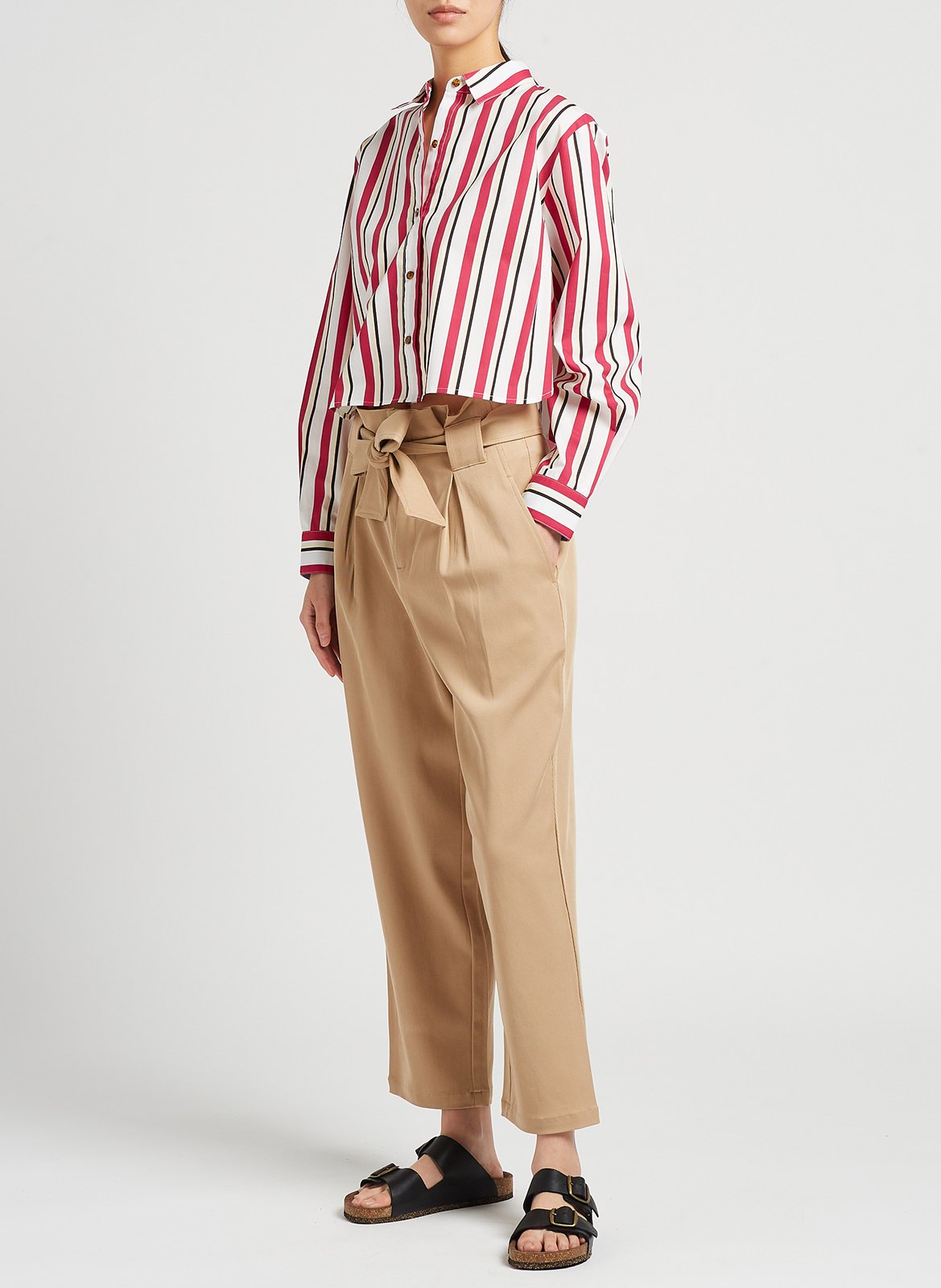 Gerade geschnittene Taillenhose SCOTCH AND SODA Beige