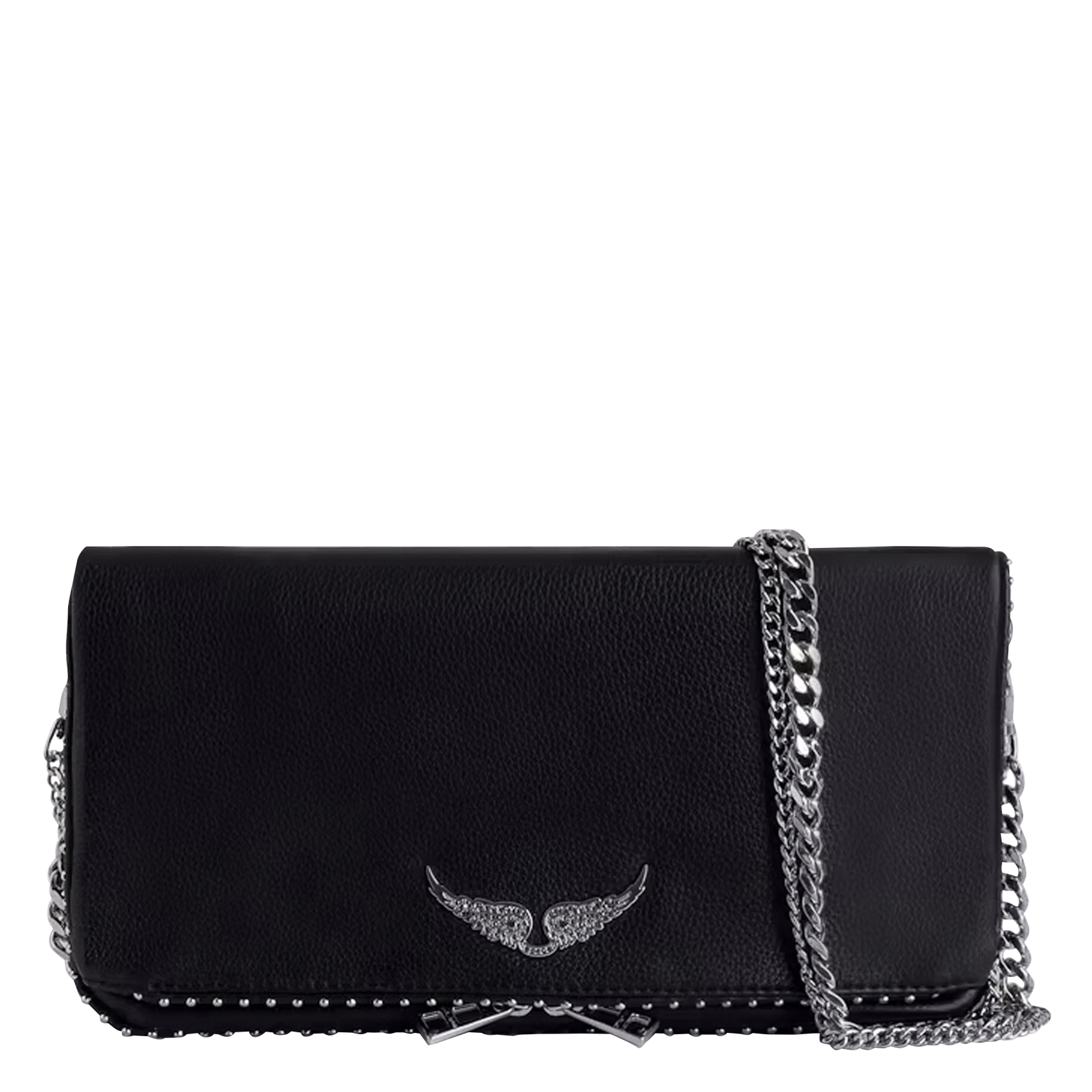 ZADIG & VOLTAIRE サニミティアムトトハック LWBA00034 001NOIR Black Borderline Daily Leather Bag | Zadig&Voltaire