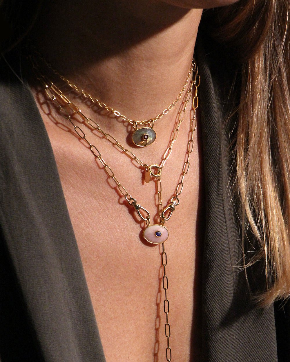 Necklace NILAI Green