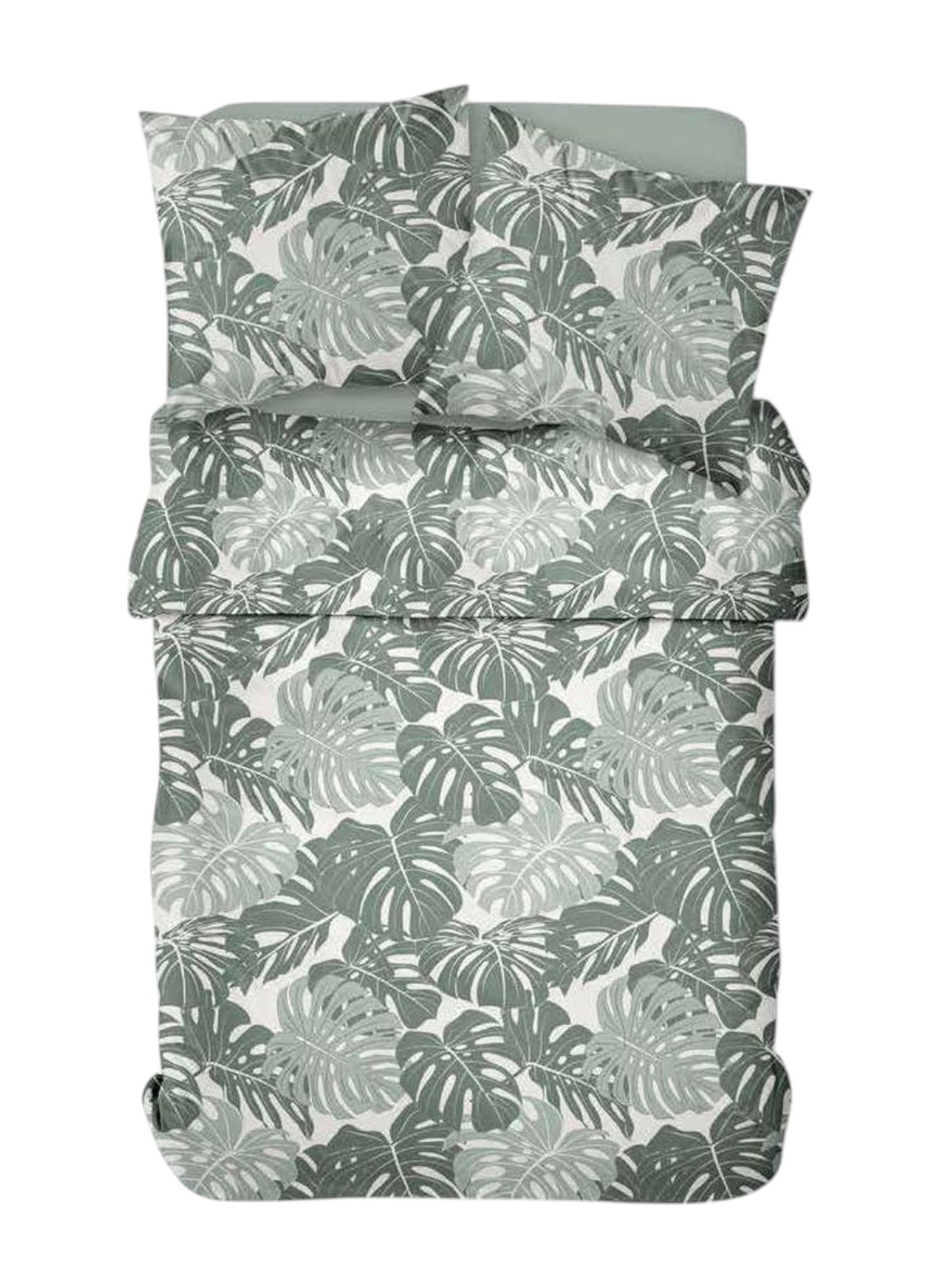 Printed cotton bed set TODAY LINGE DE MAISON Green