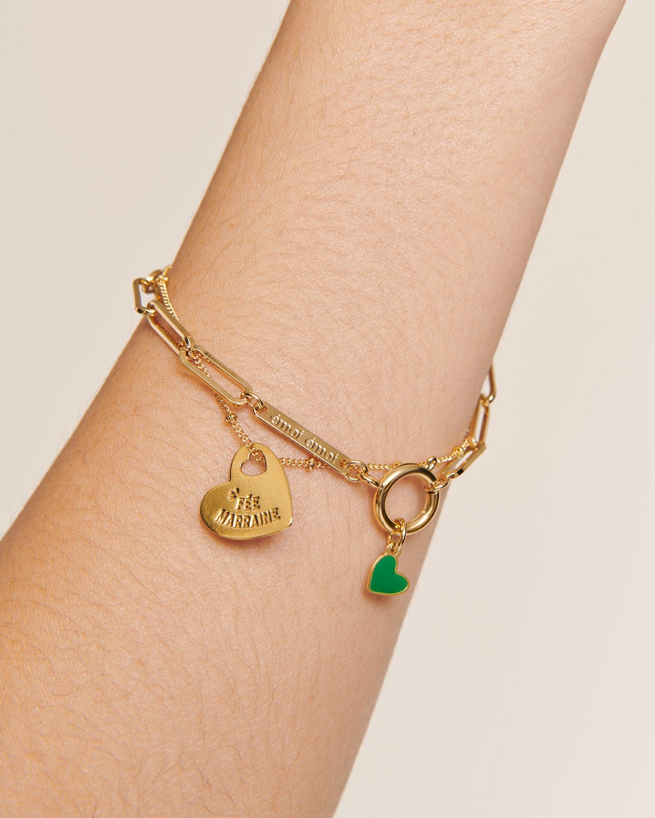 The "Mona Je T'aime" medal - gold-plated with 24-carat fine gold EMOI EMOI Golden