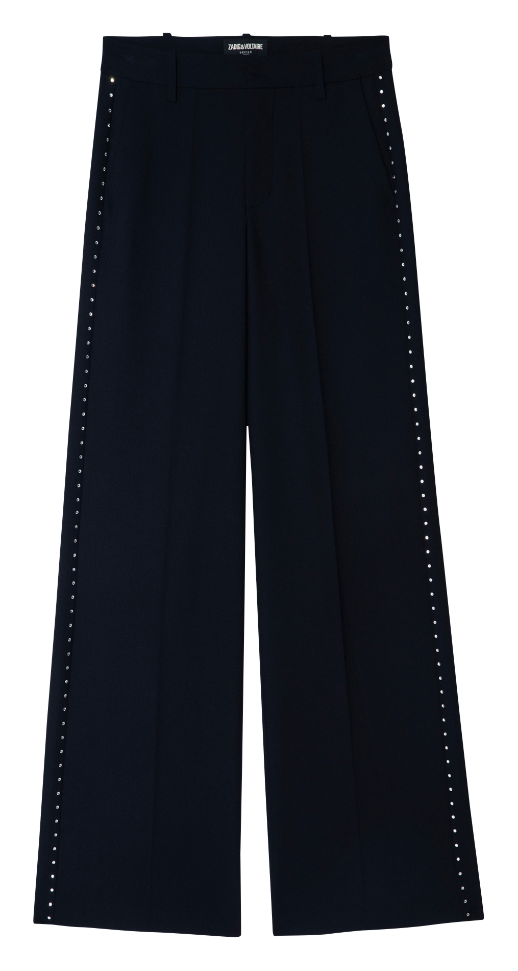 Pantalon large avec strass ZADIG&VOLTAIRE Bleu