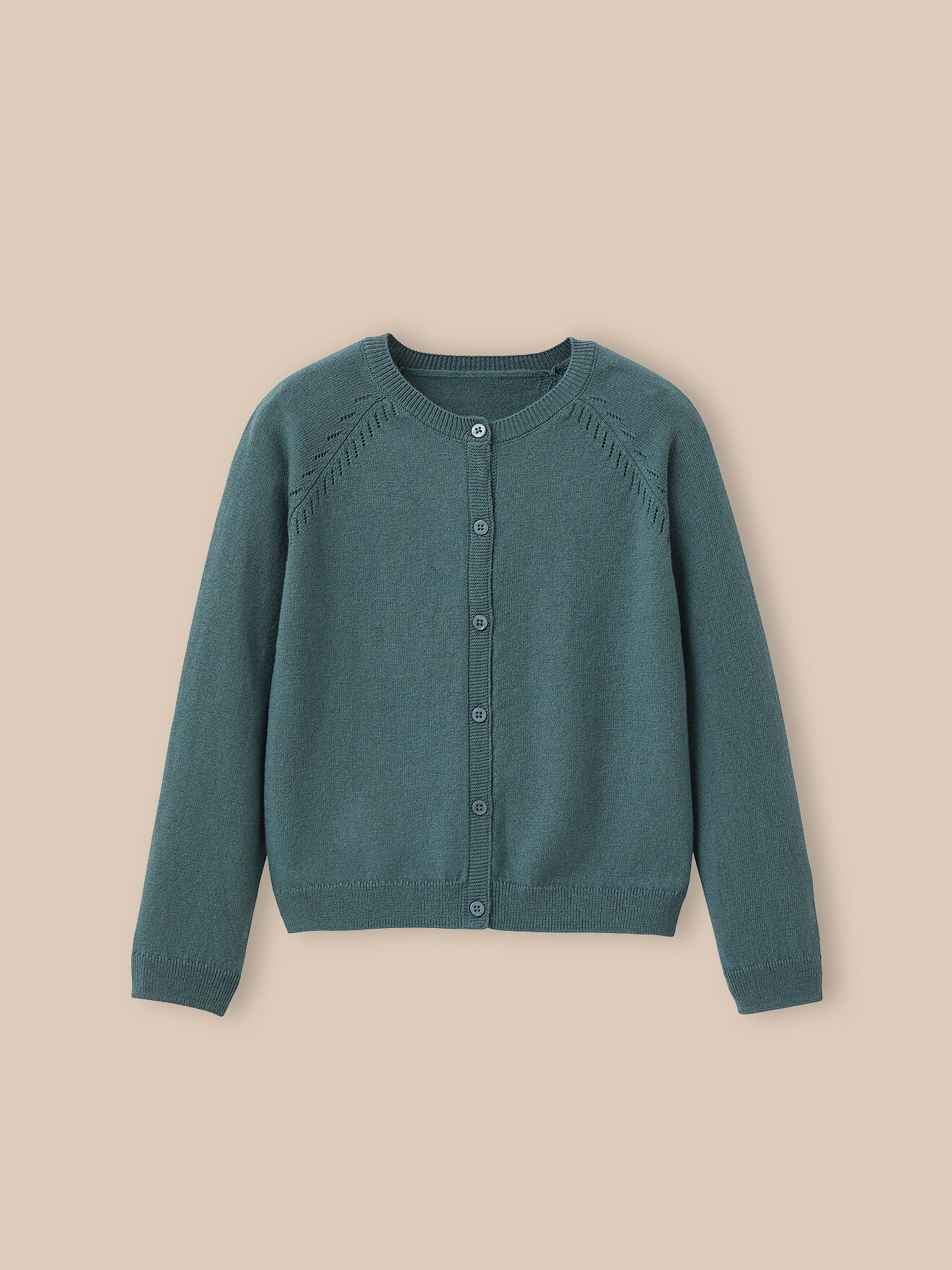 Wool and cotton cardigan CYRILLUS