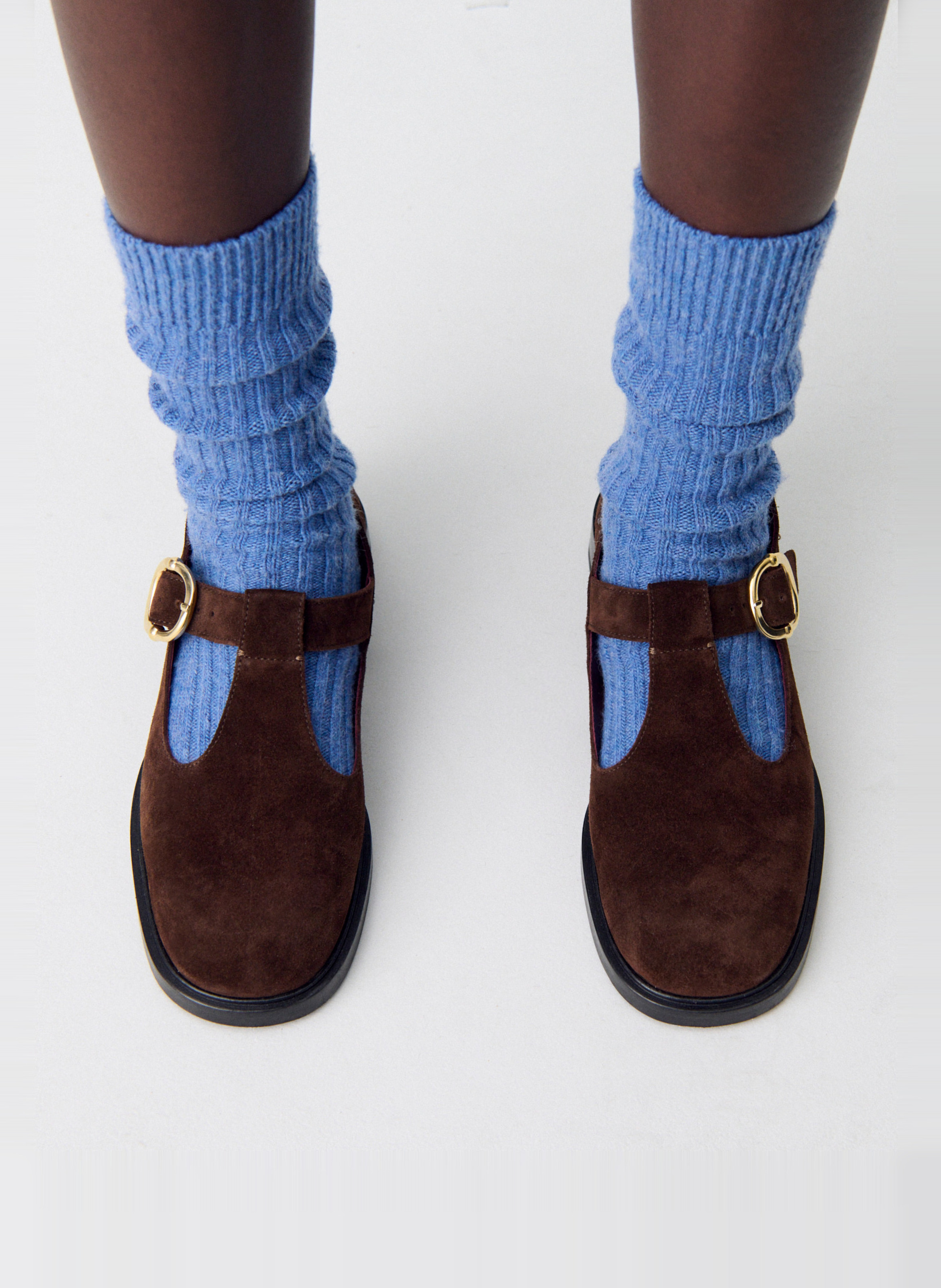 Baby's van suède leer CLAUDIE PIERLOT Bruin