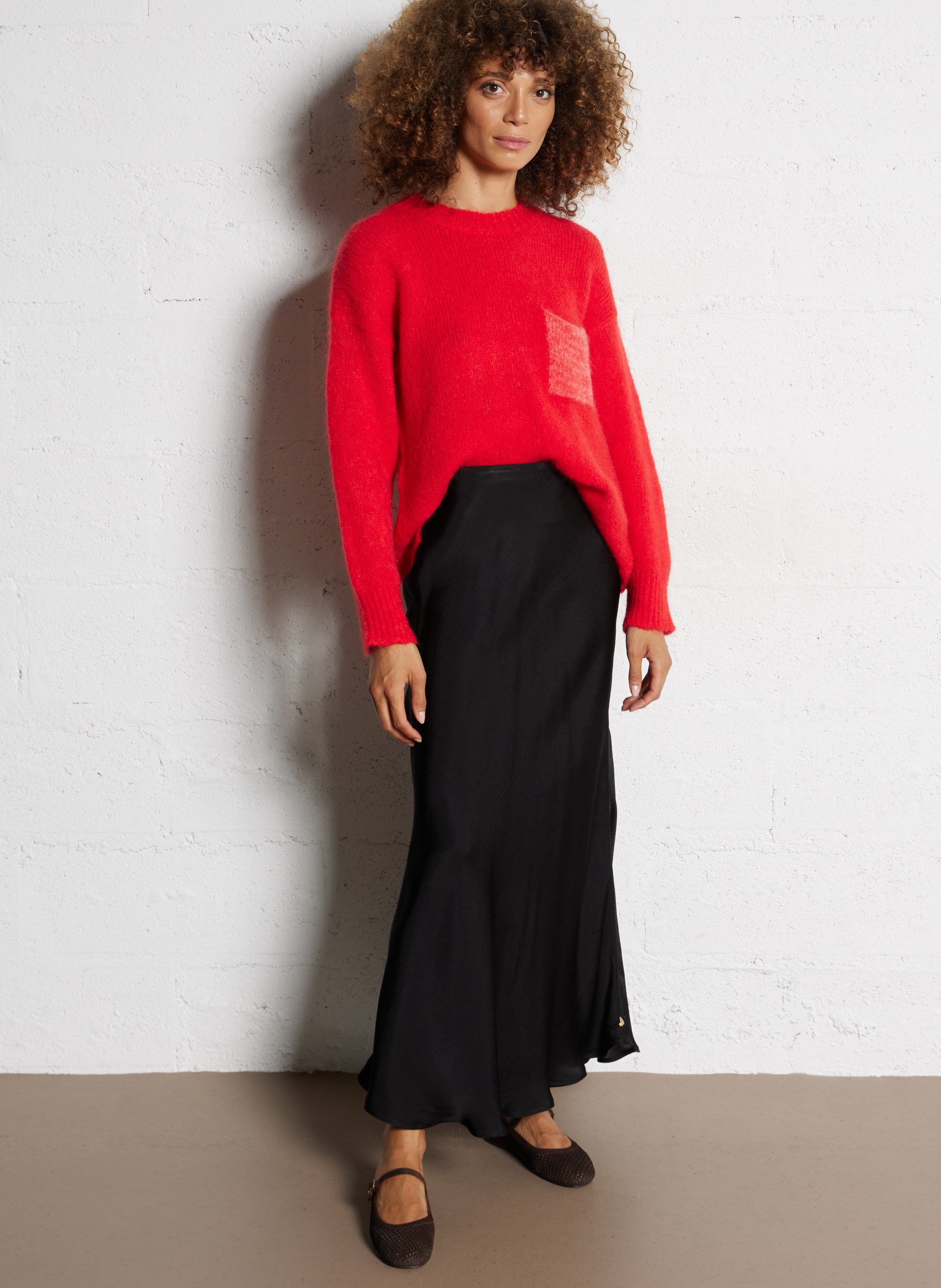 Ballerines en cuir ajourées MELLOW YELLOW Marron