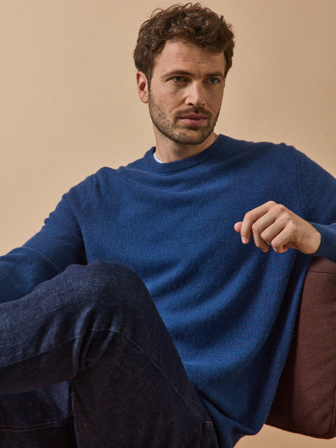 Pull col rond  - collection cachemire CYRILLUS