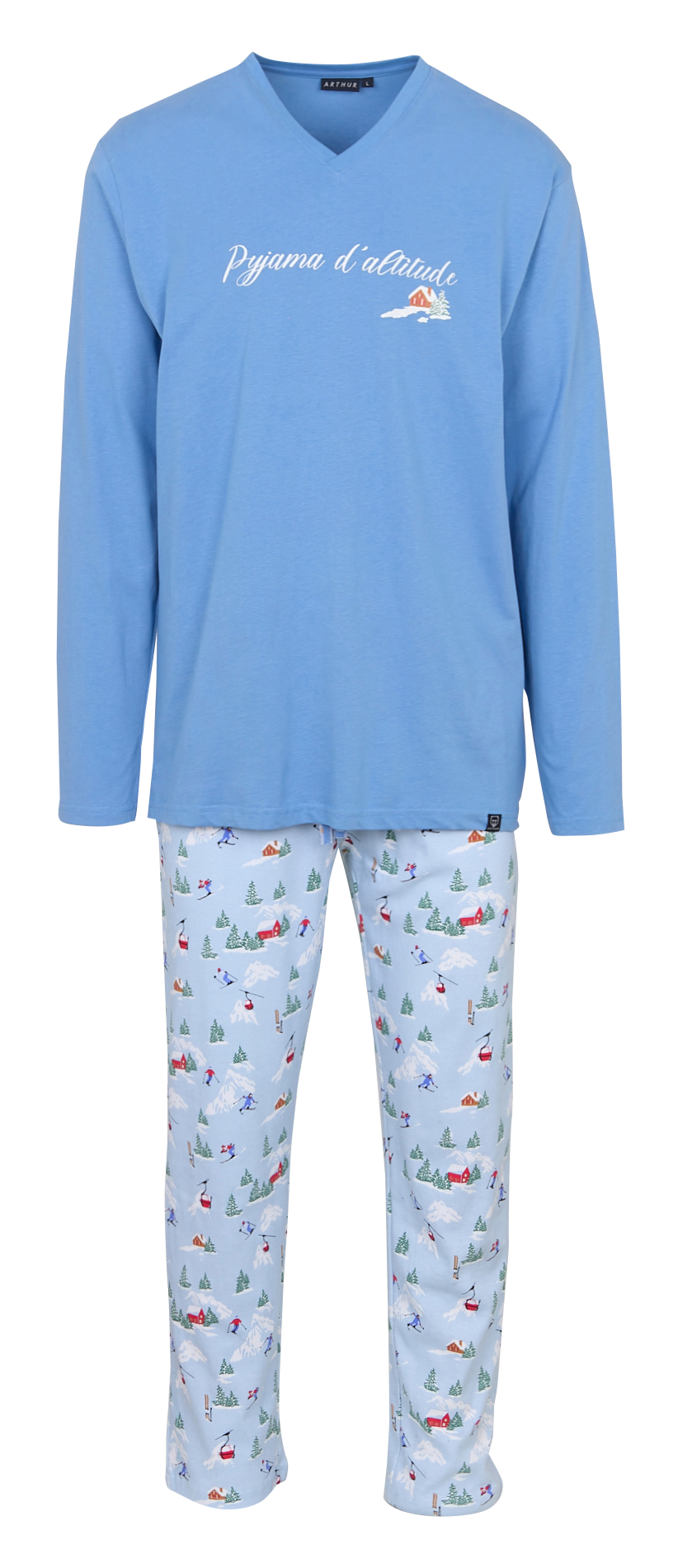 Pyjama en coton ARTHUR Bleu