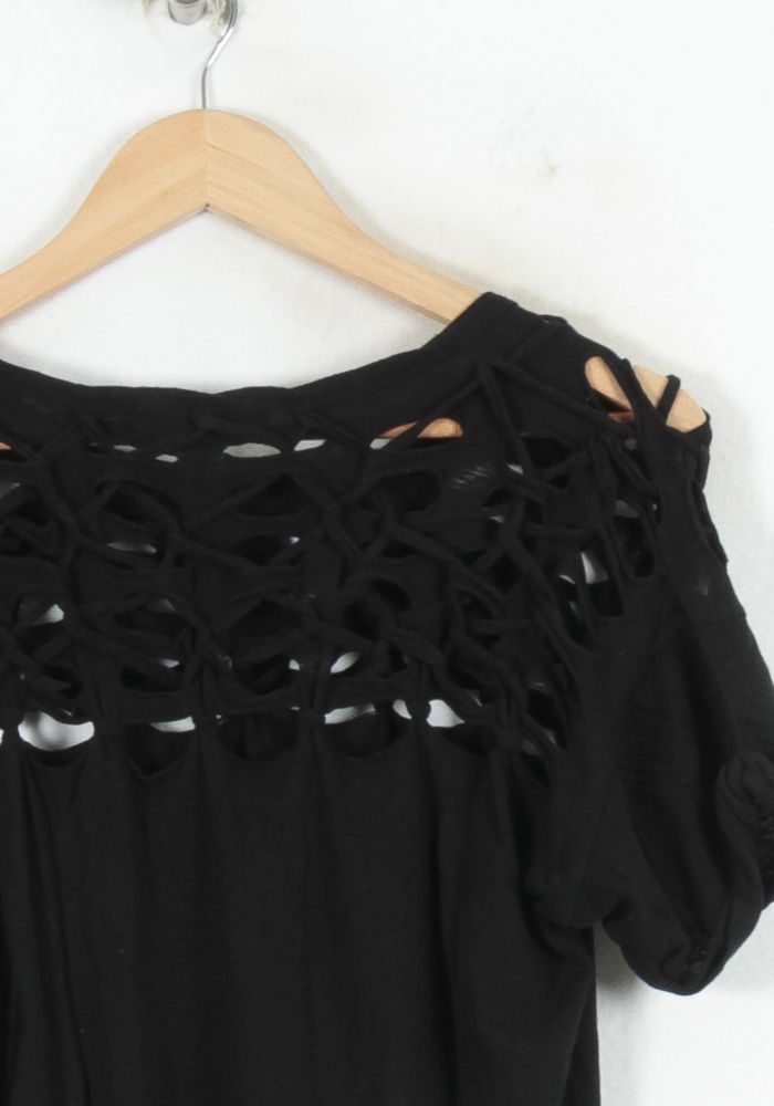 Tommy Badge T-shirt ISABEL MARANT - Seconde Main Black