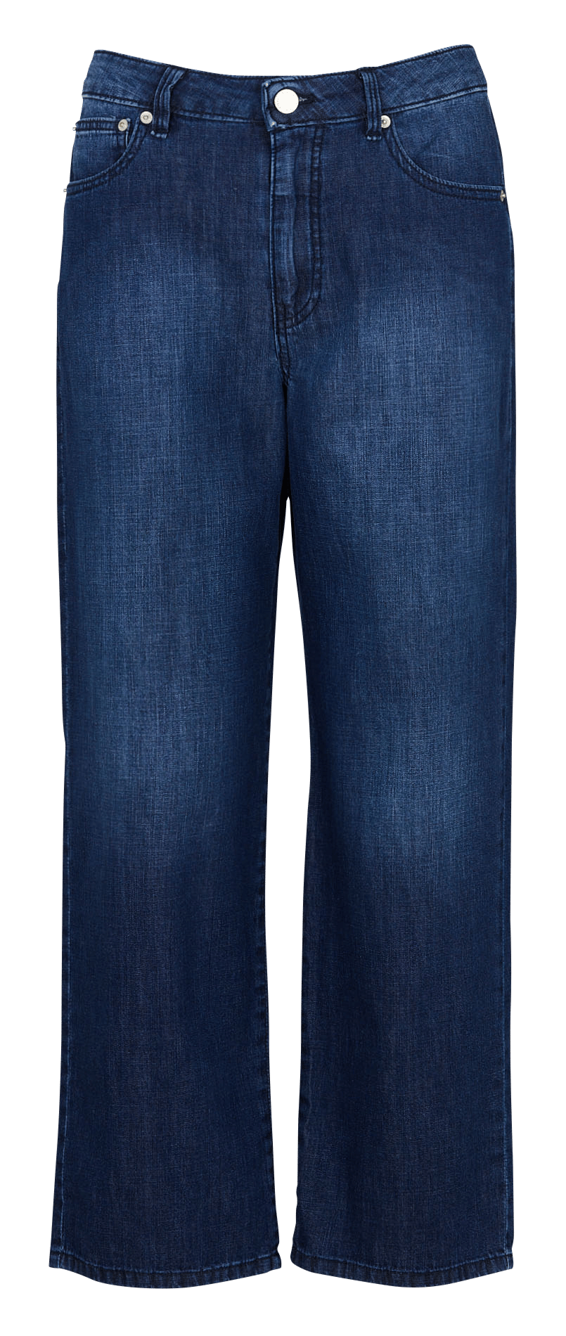 Cotton-blend straight jeans ACQUAVERDE Blue