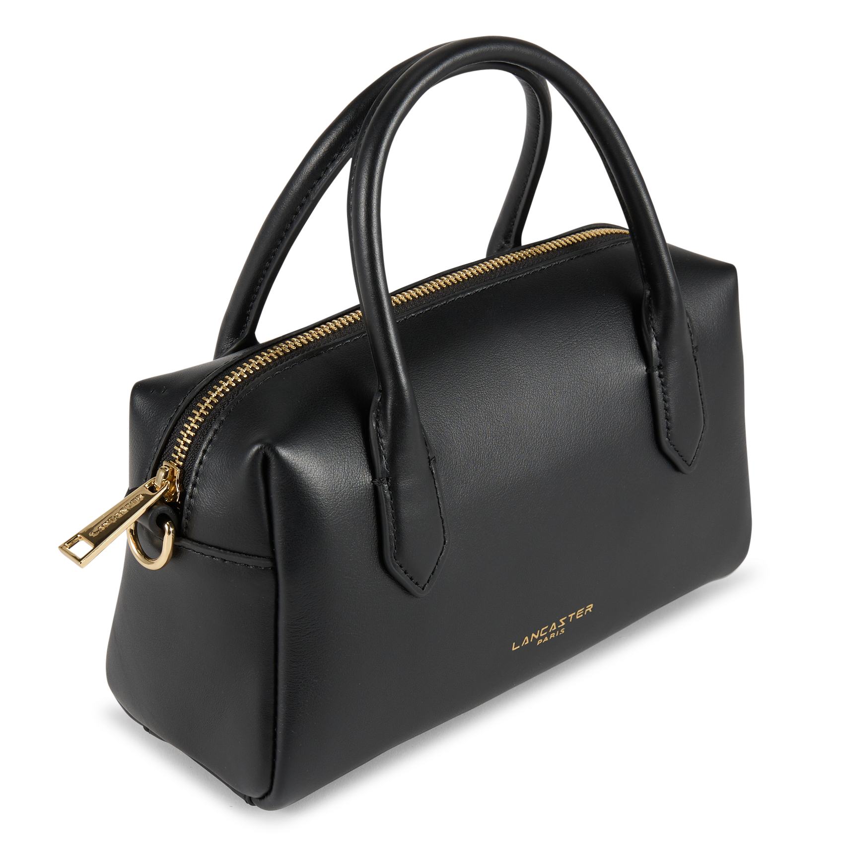 Sac à main en cuir LANCASTER PARIS Noir