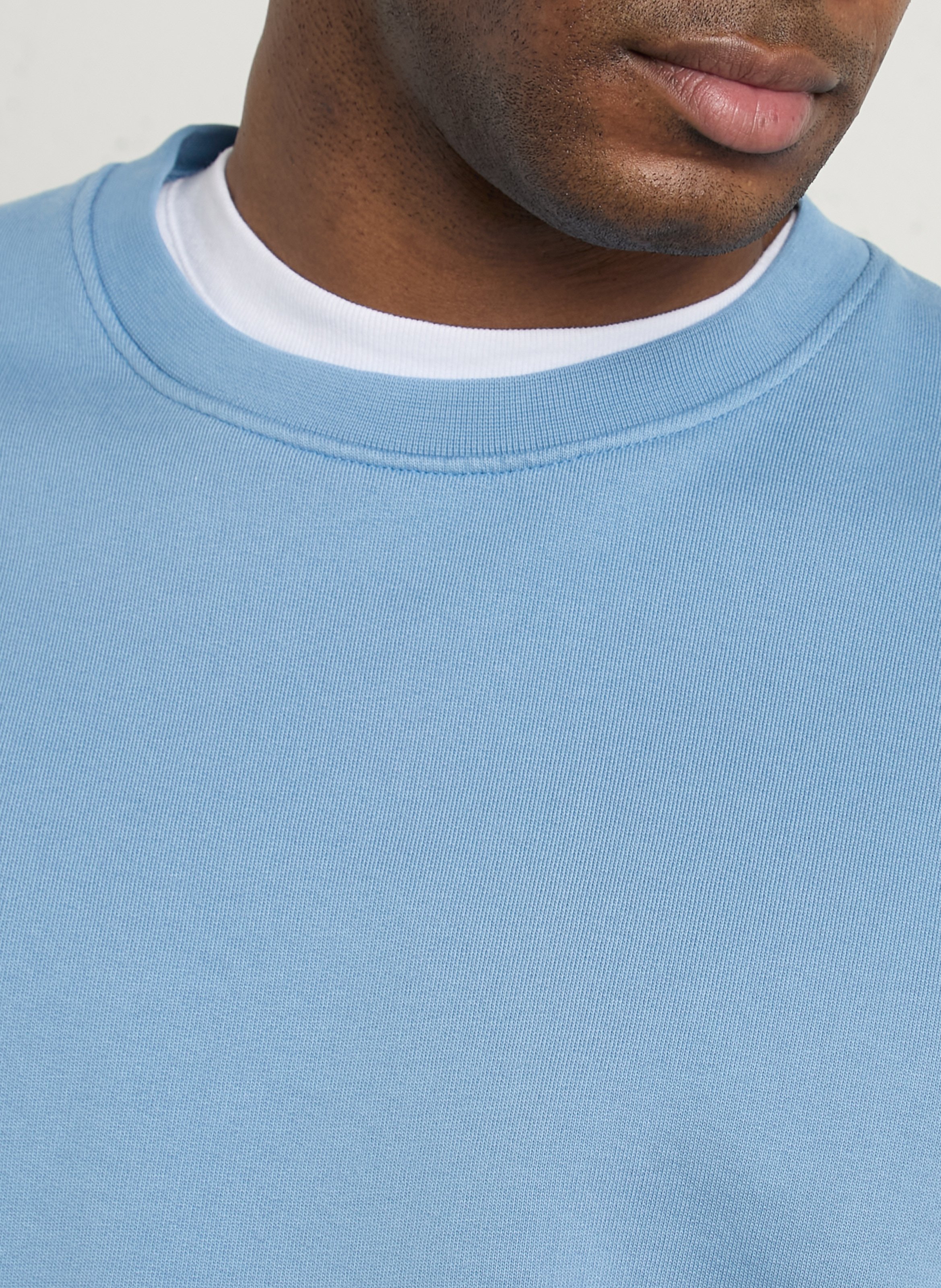 Rundhals-Sweatshirt aus Bio-Baumwolle, Regular Fit COLORFUL STANDARD Blau