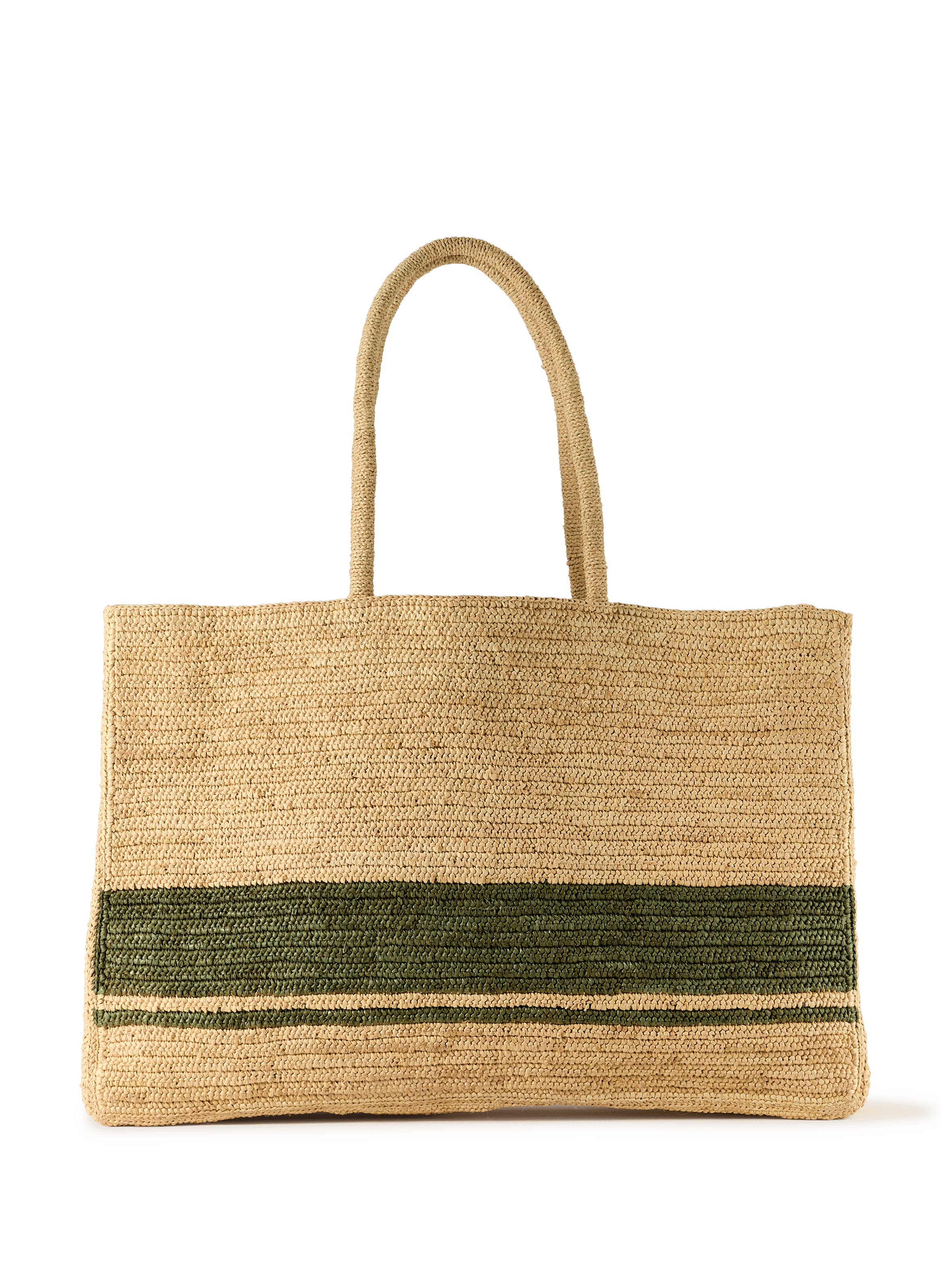 Shopper van raffia SAISON 1865 Veelkleurig