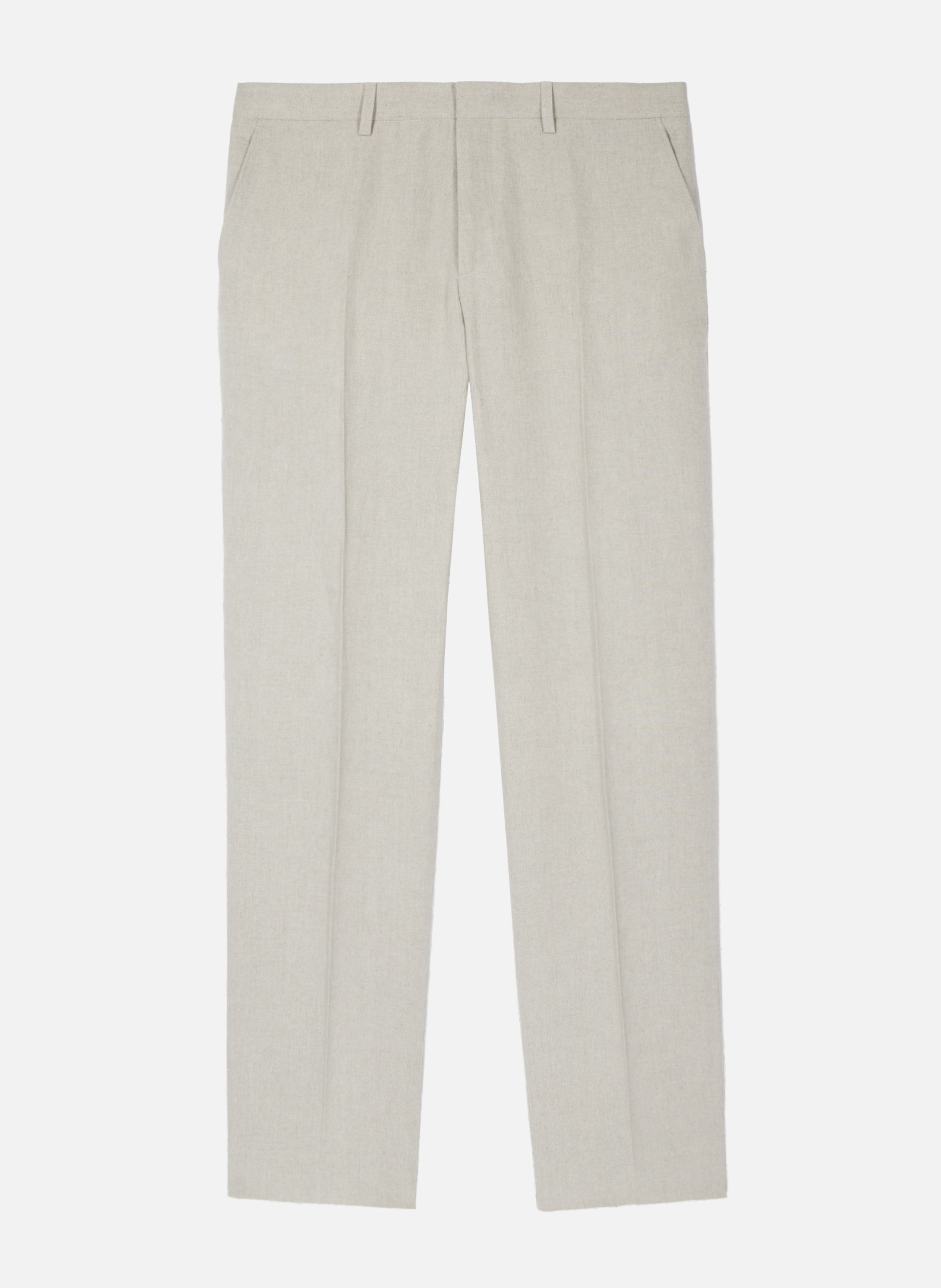 Linen suit pants THE KOOPLES Beige