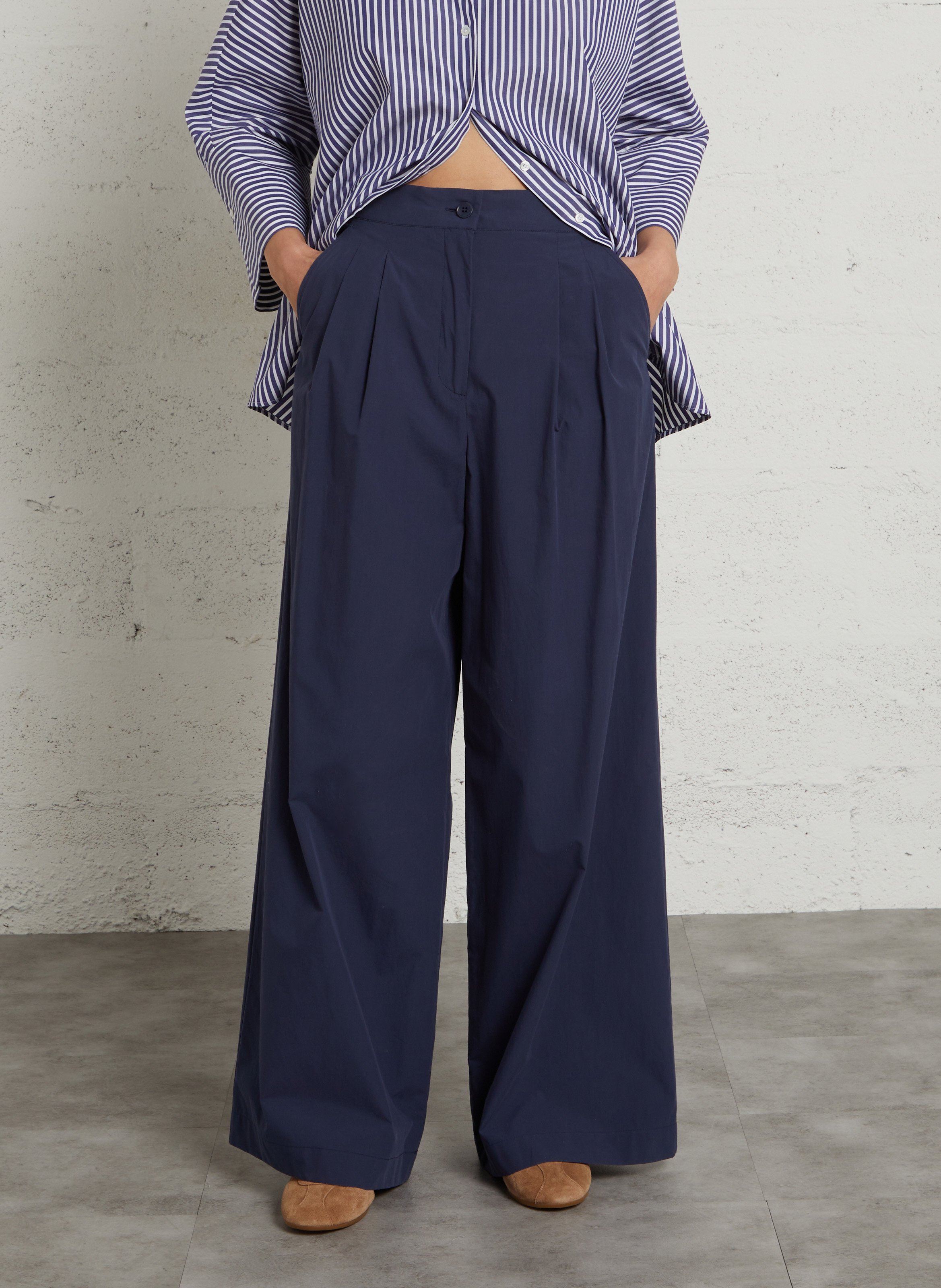 Weit geschnittene Jeans MAX MARA WEEK END Blau