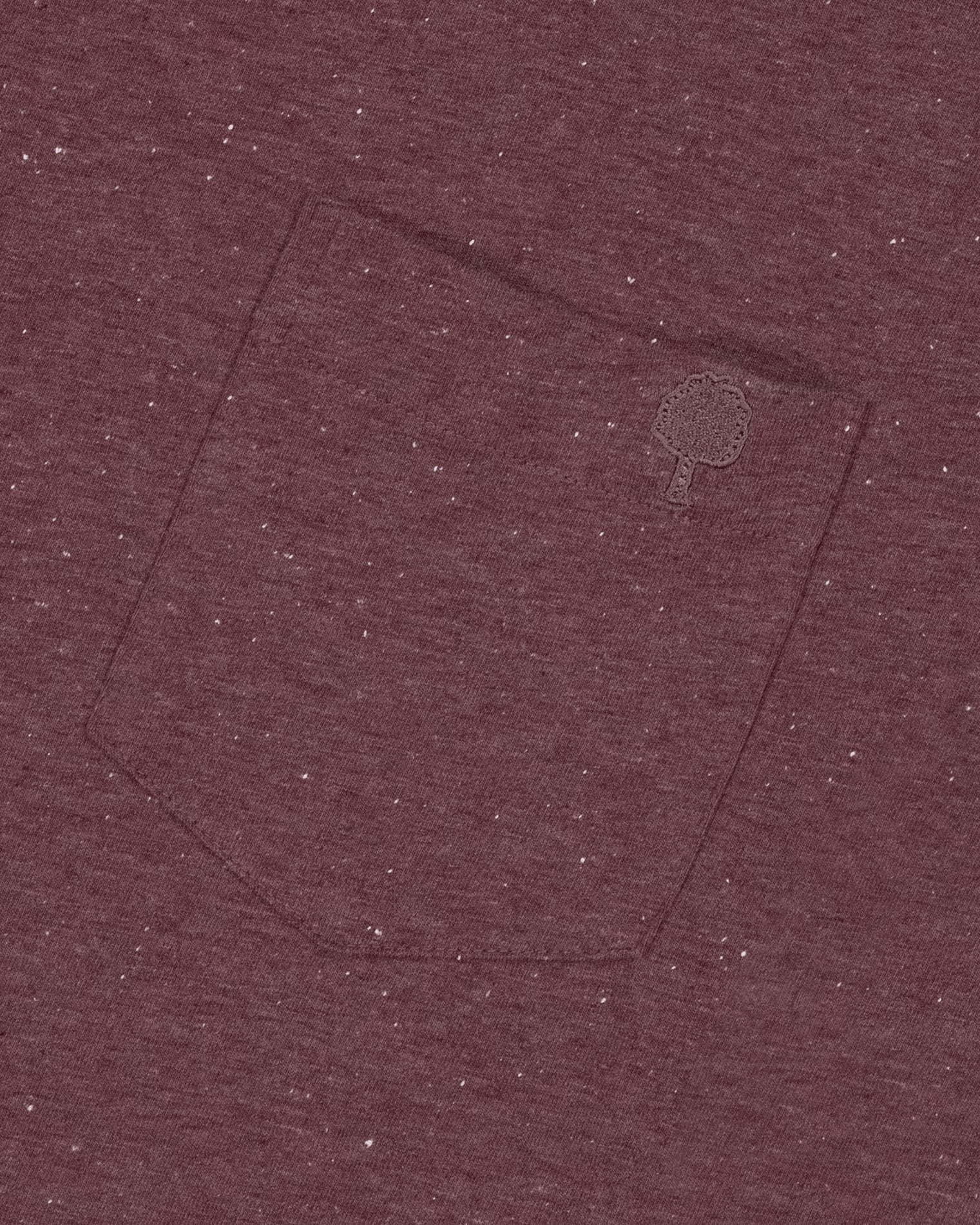 Rundhals-T-Shirt aus Baumwoll-Mix FAGUO Violett
