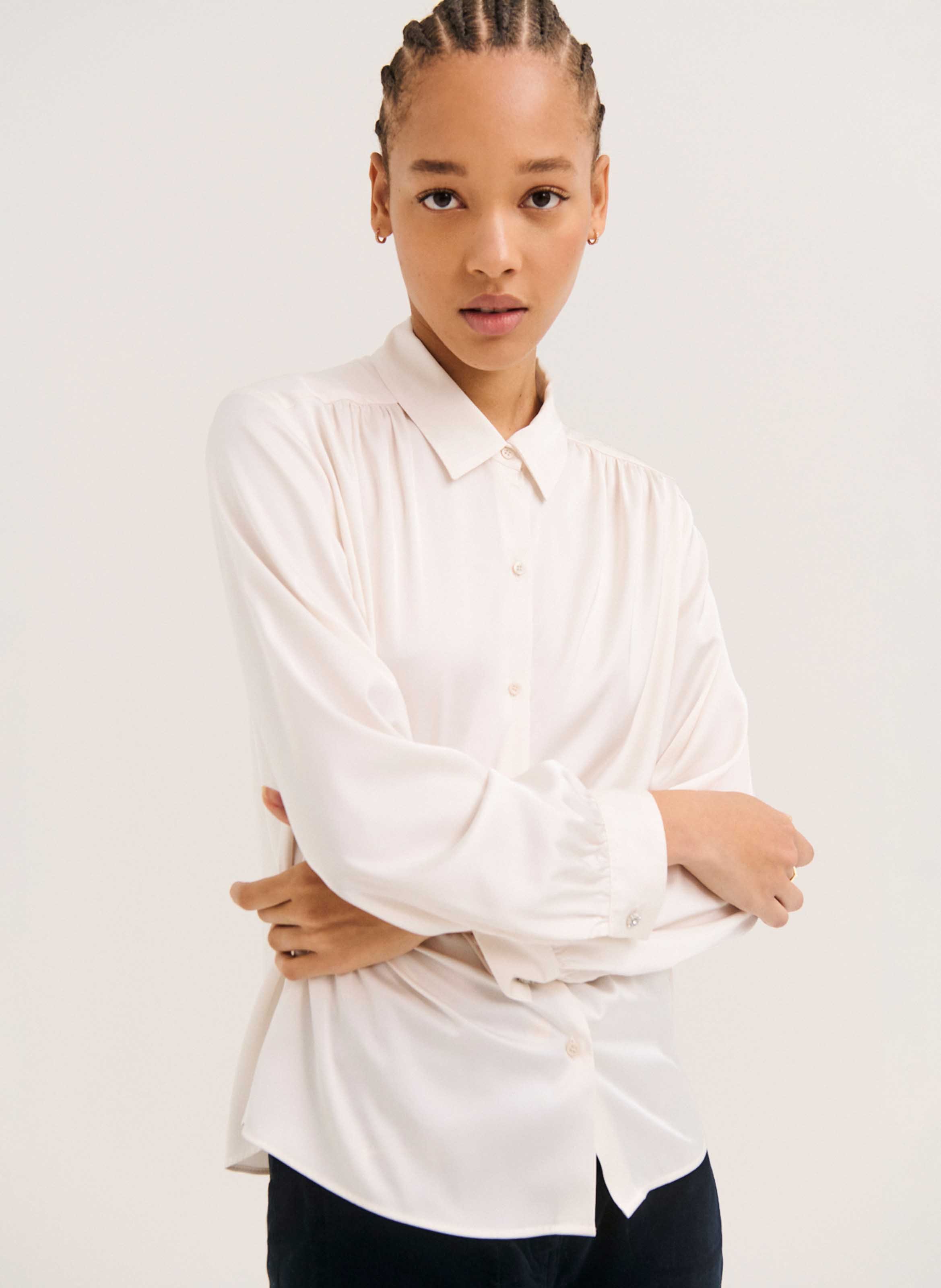 Satin shirt PABLO