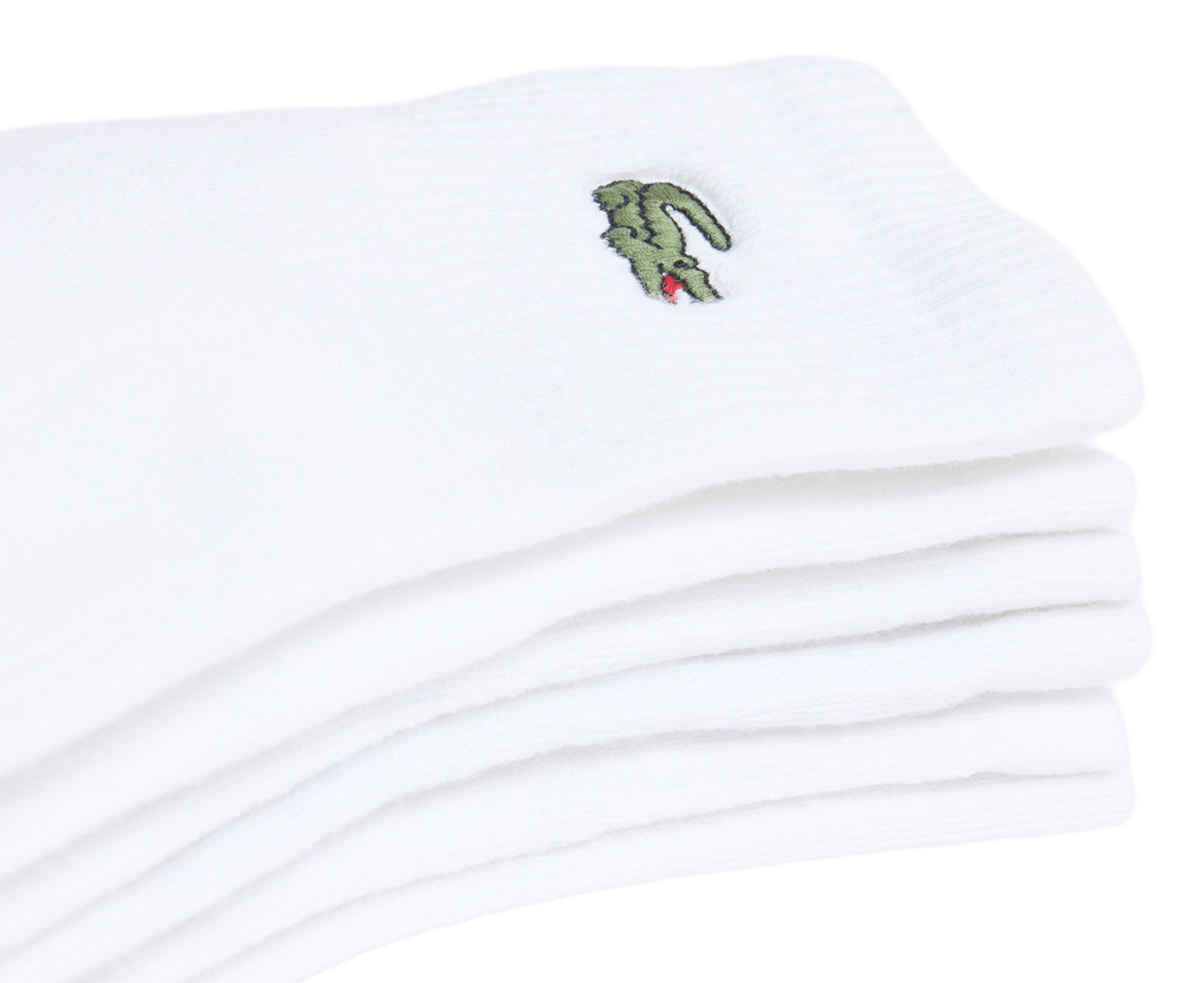 Pack of 3 pairs of cotton-blend socks LACOSTE White