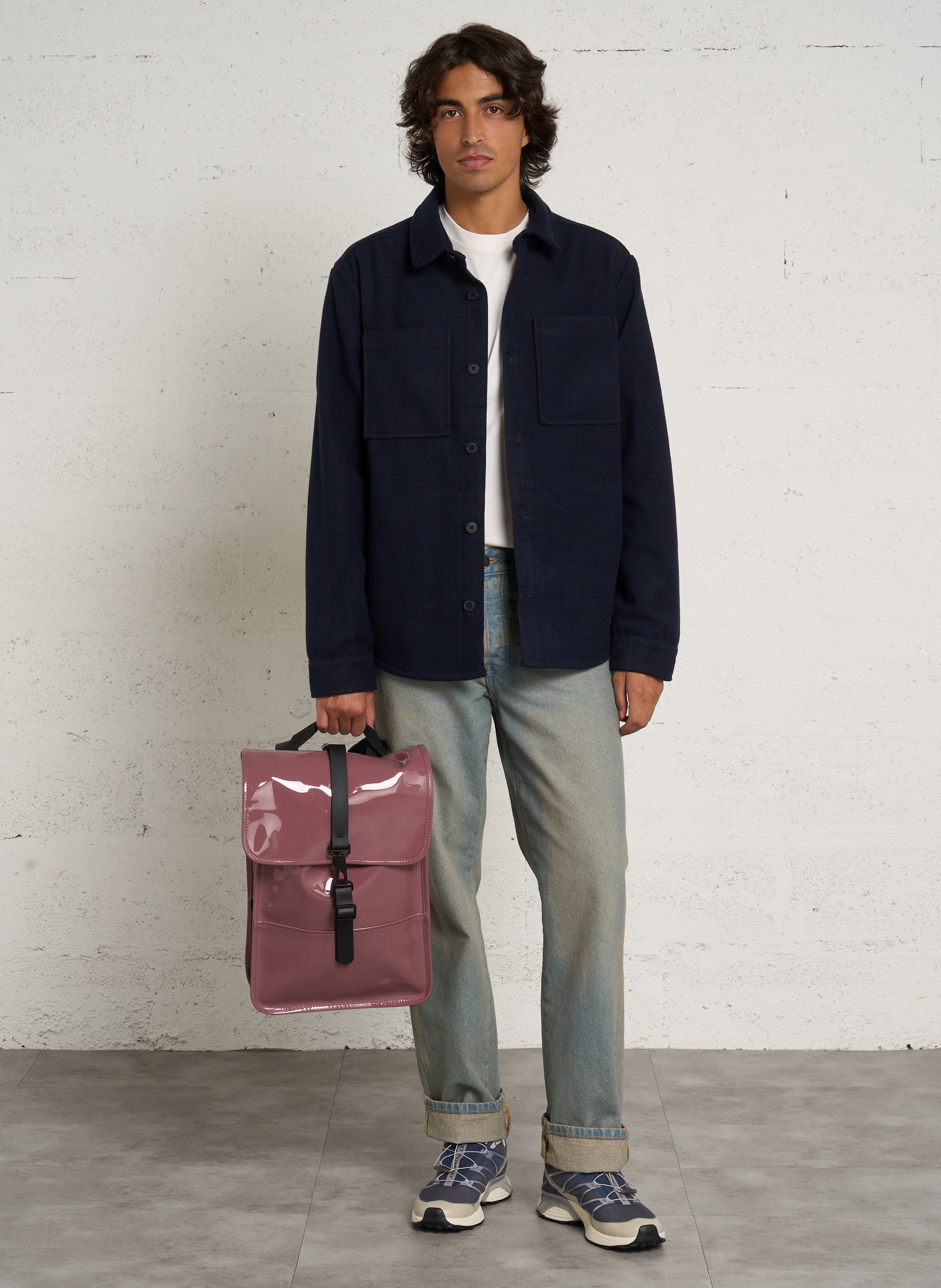 Waterproof backpack RAINS Pink