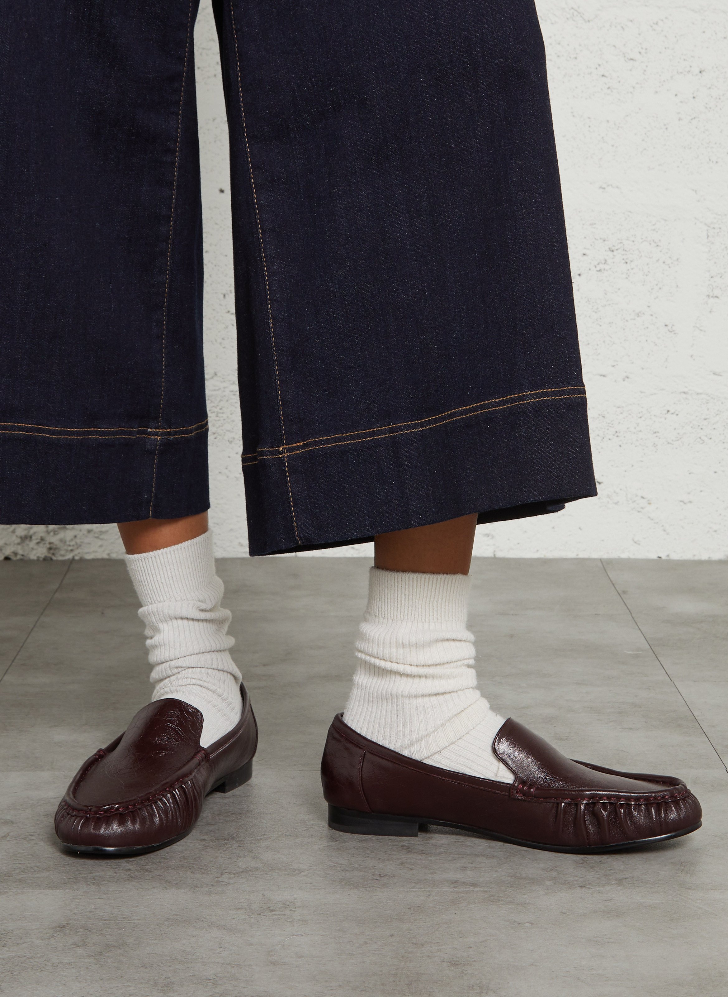 Leather loafers BIBI LOU Red
