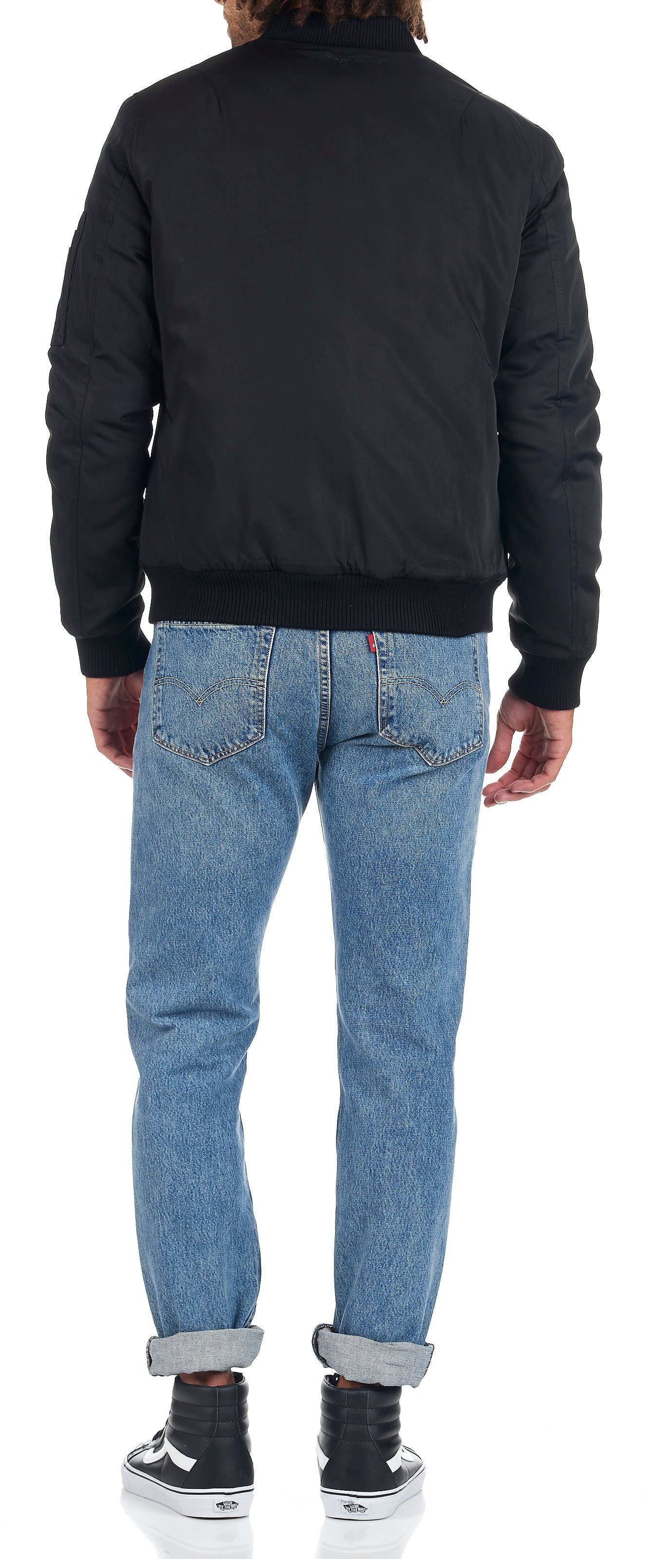 Bomber matelassé zippé BOMBERS ORIGINAL Noir