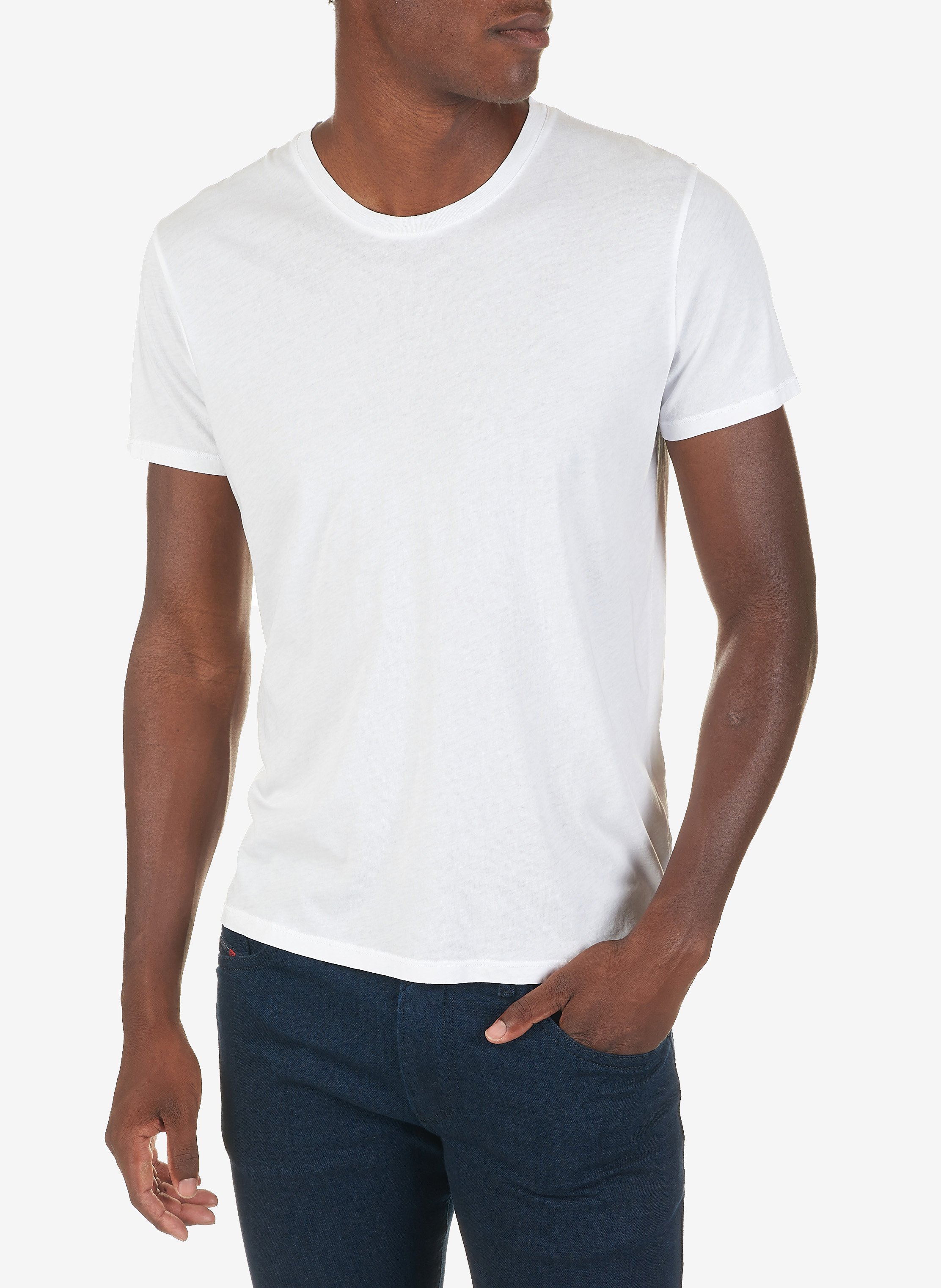 Tee-shirt col rond regular-fit en coton AMERICAN VINTAGE