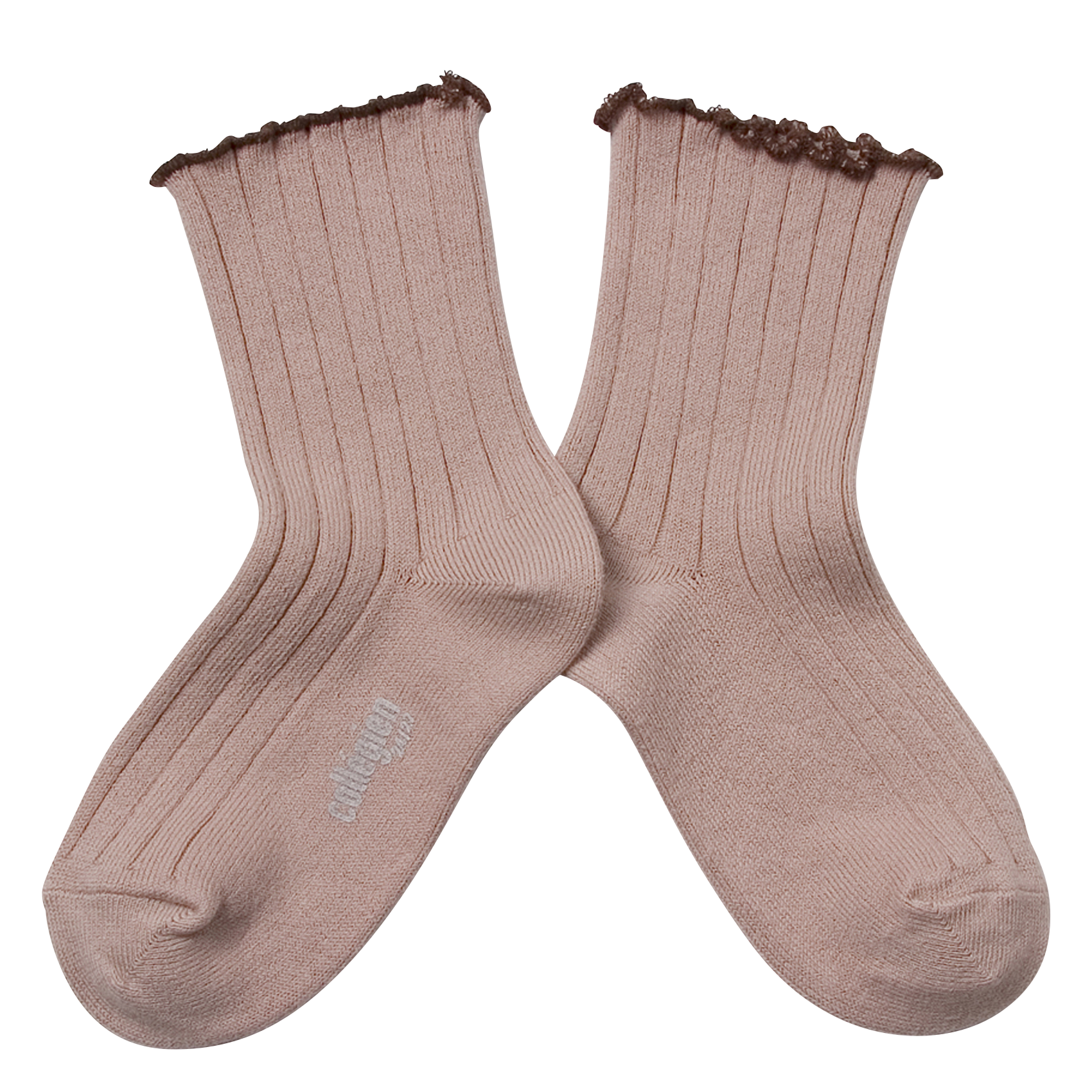 Chaussettes côtelées en coton mélangé COLLEGIEN