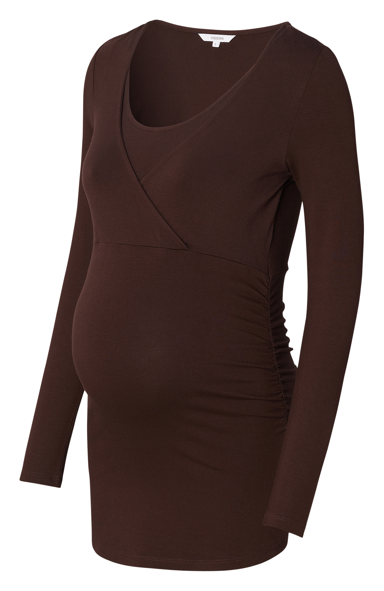 Tee-shirt col V d'allaitement  NOPPIES Beige