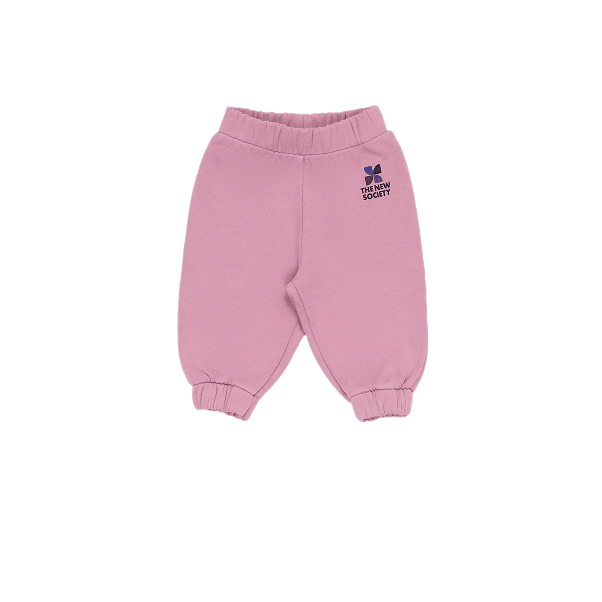 Jogging sérigraphié en coton  THE NEW SOCIETY Rose