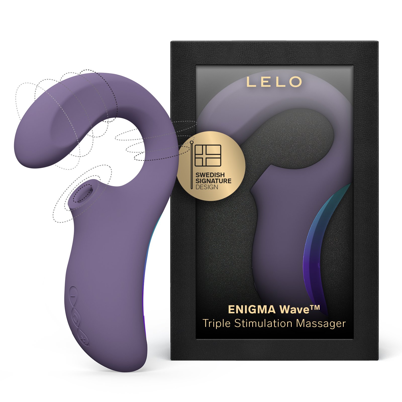 Stimulateur clitoridien sonique et vibromasseur point g LELO Violet