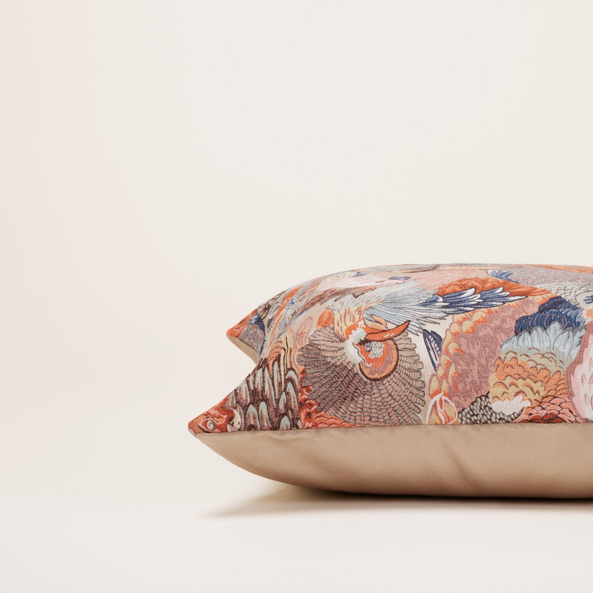 JUNGLE BIRDS - Cushion cover MADURA Orange
