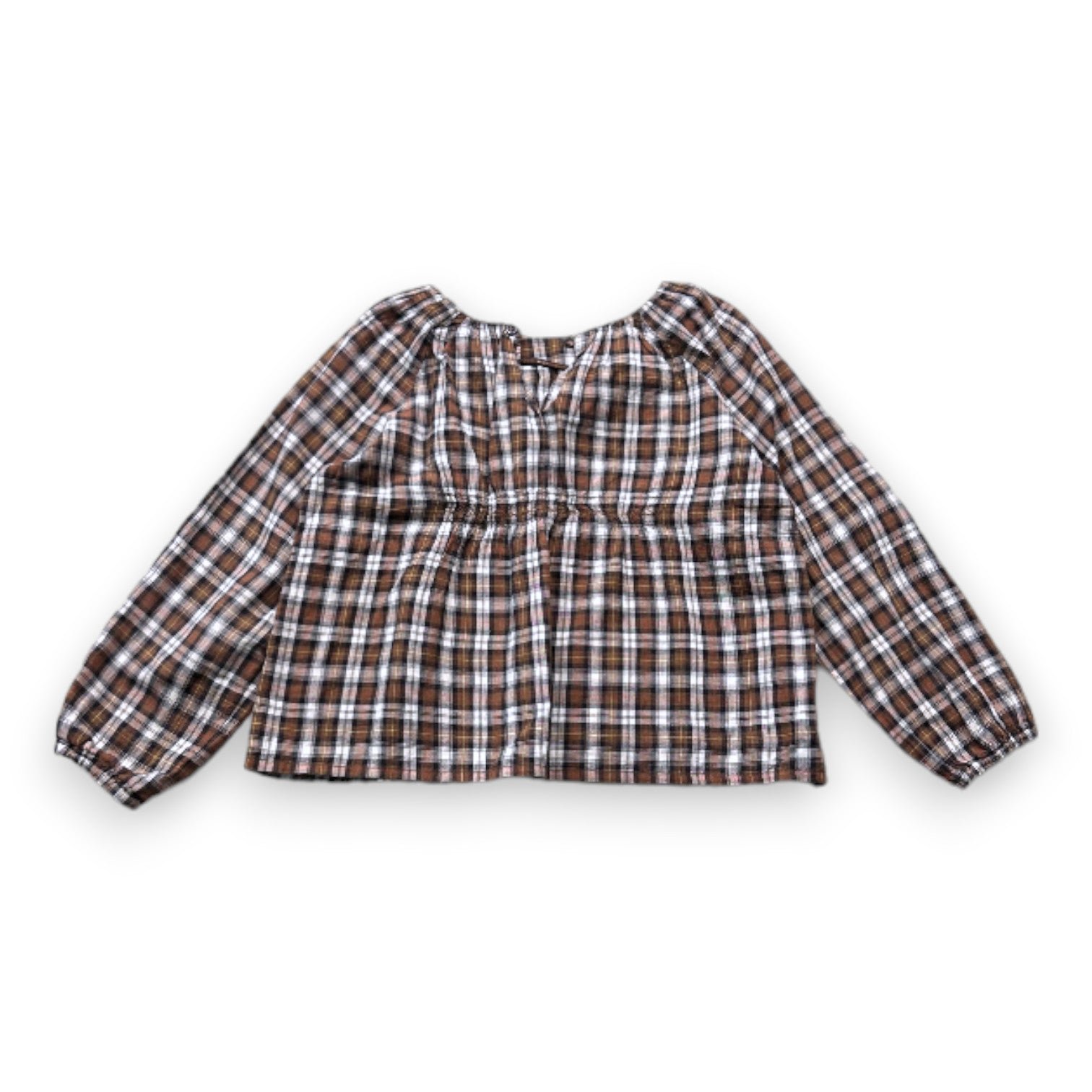 Brown child's blouse - 6 years BONPOINT - Seconde Main Brown