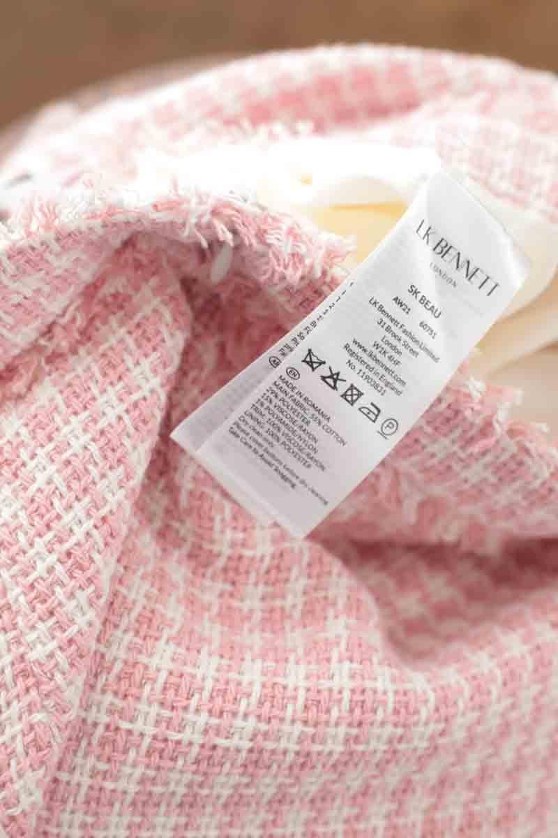 Cotton skirt LK BENNETT - Seconde Main Pink