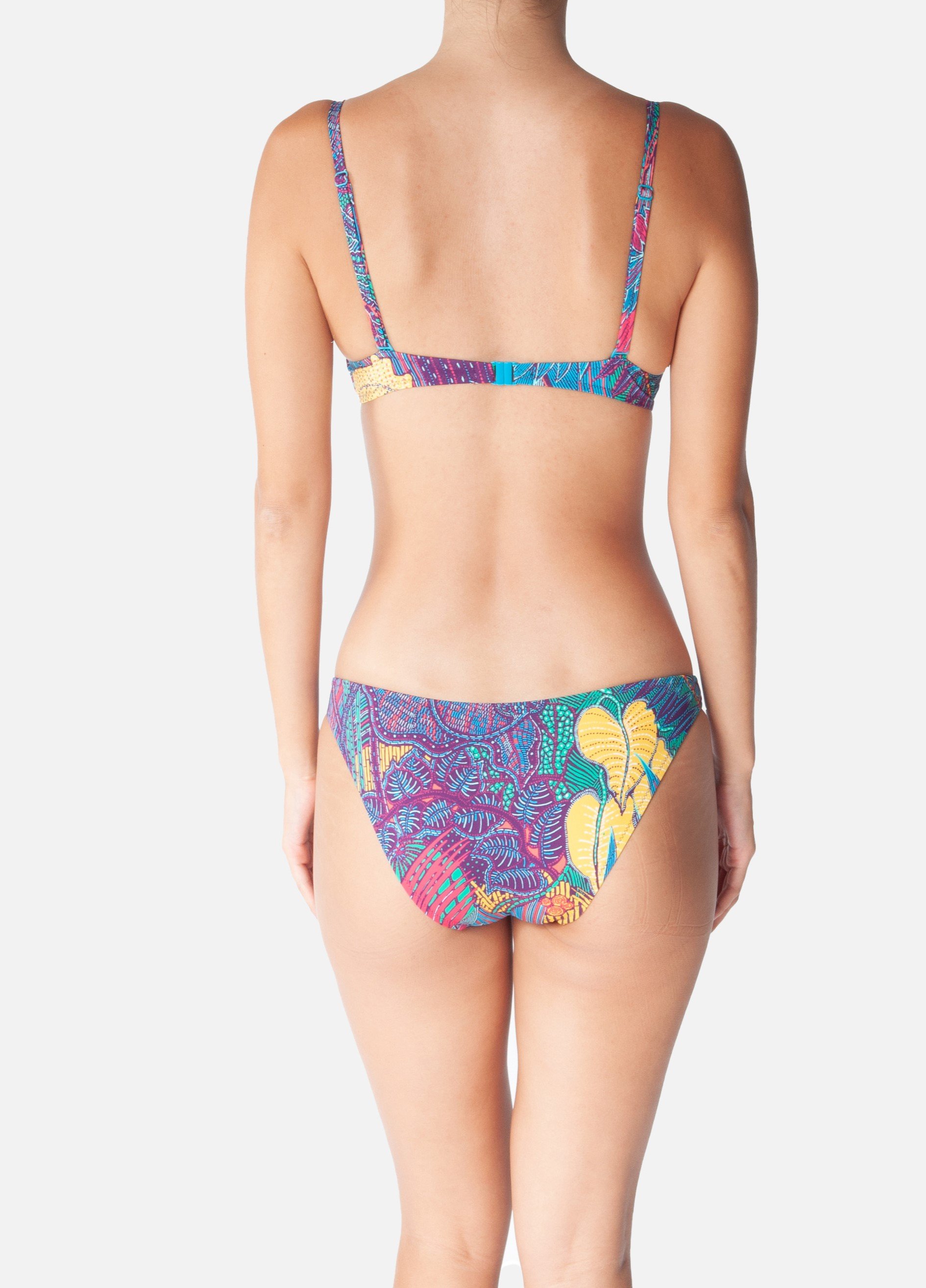 Bandeau bikini top Green