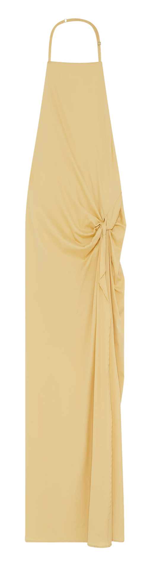 Draped open-back long dress IRO Yellow
