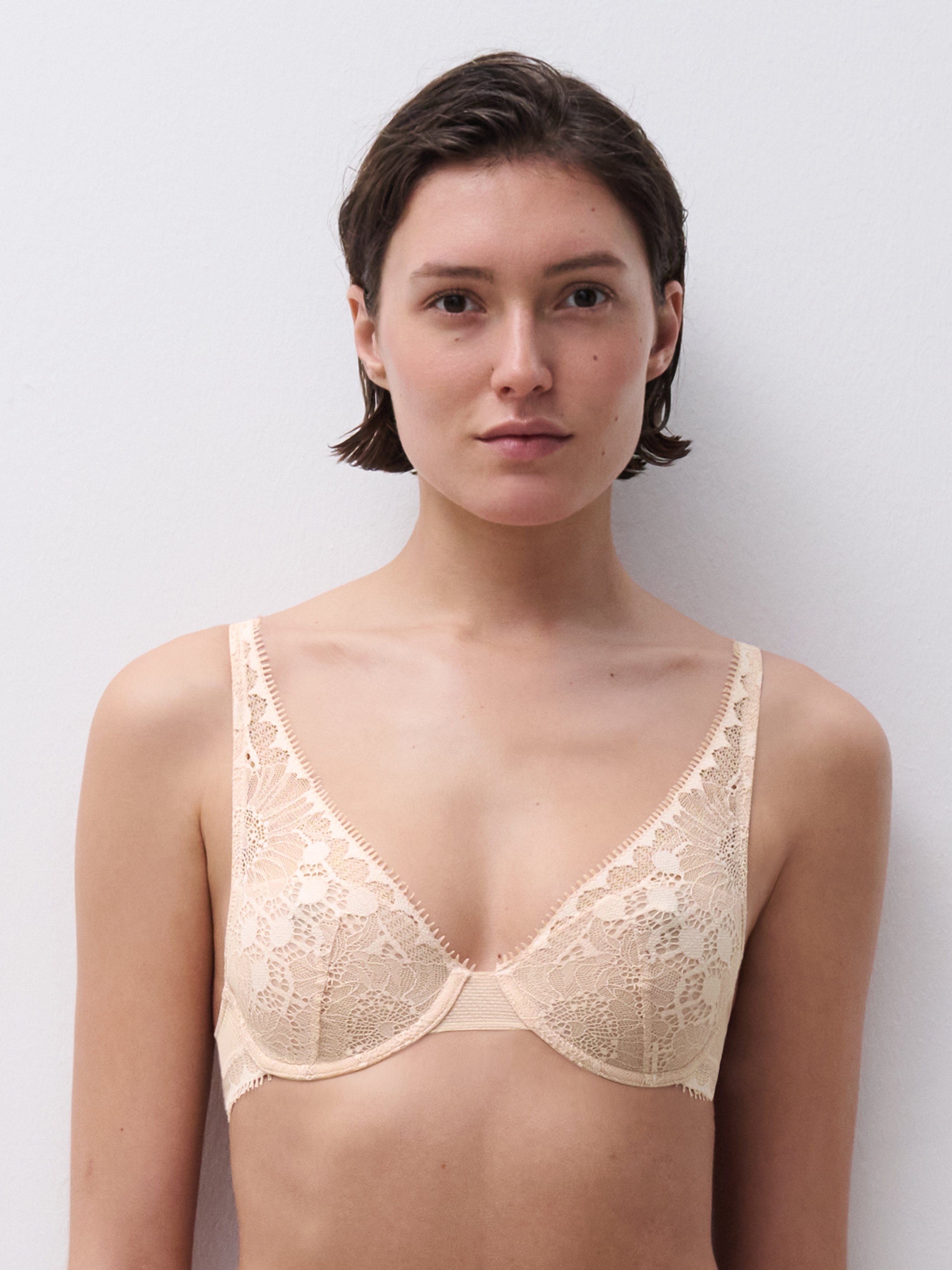 Plunge spacer bra CHANTELLE Beige