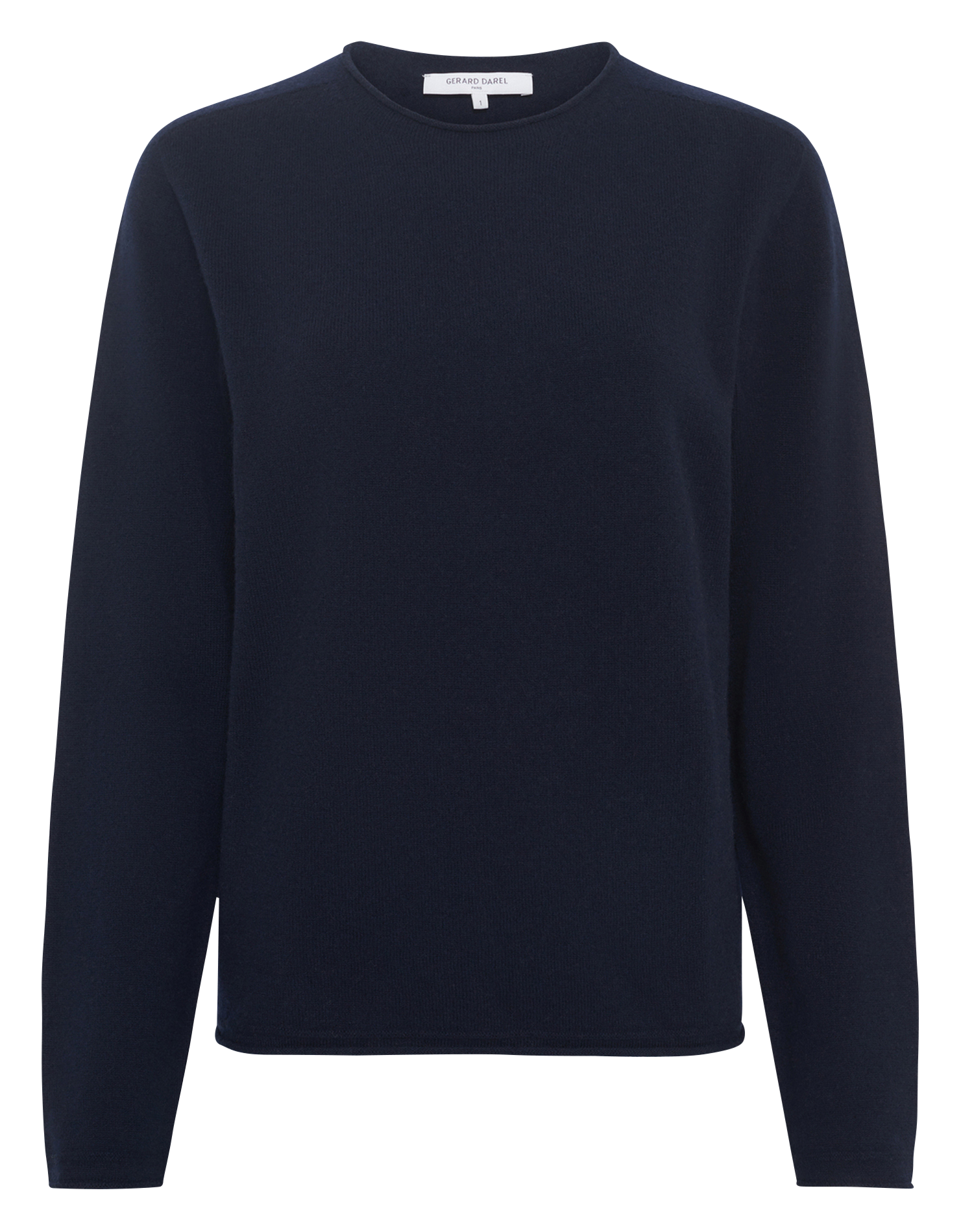Pull col rond en laine GERARD DAREL Bleu