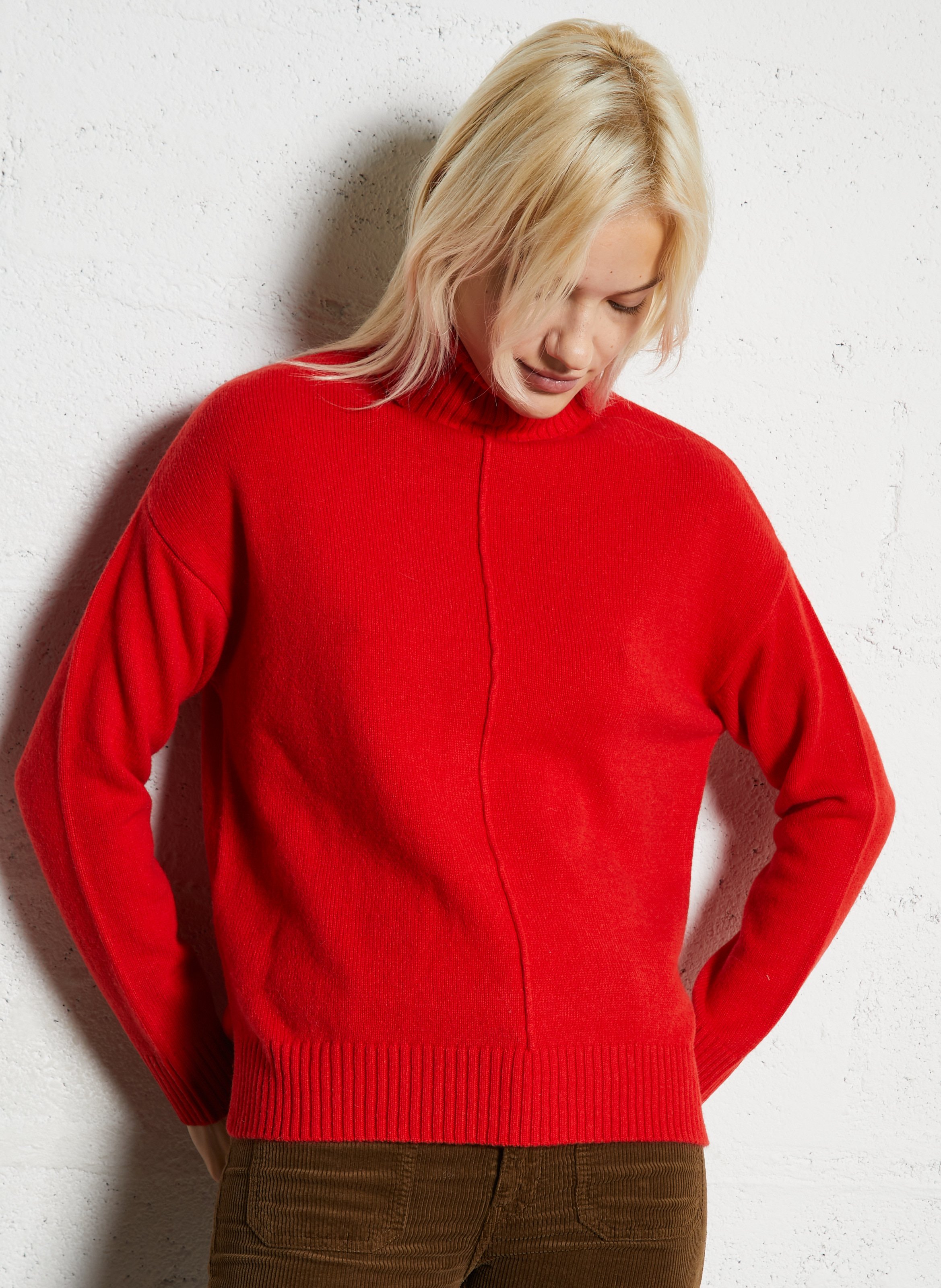 Pull col roulé en laine SUD EXPRESS