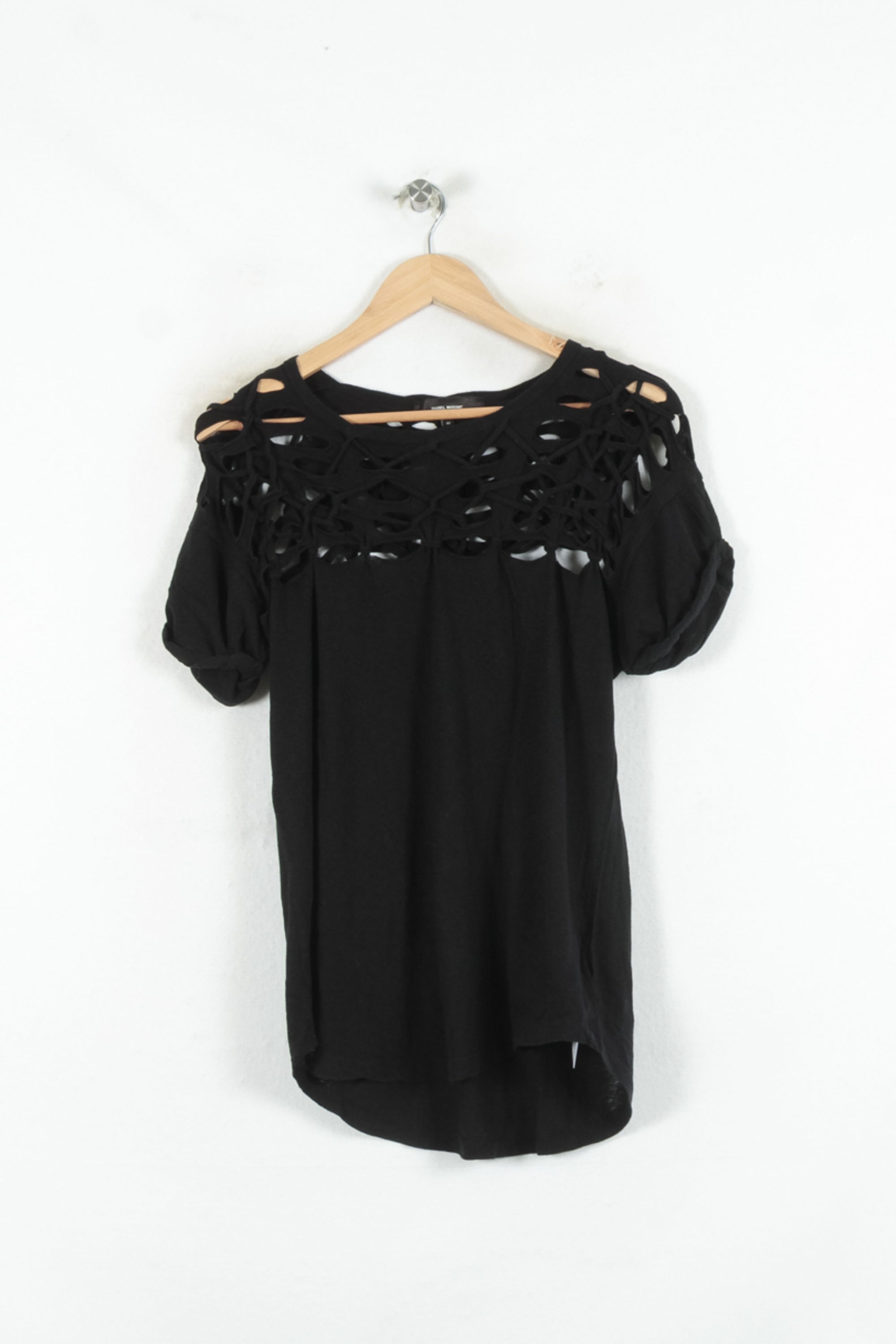 Tommy Badge T-shirt ISABEL MARANT - Seconde Main Black
