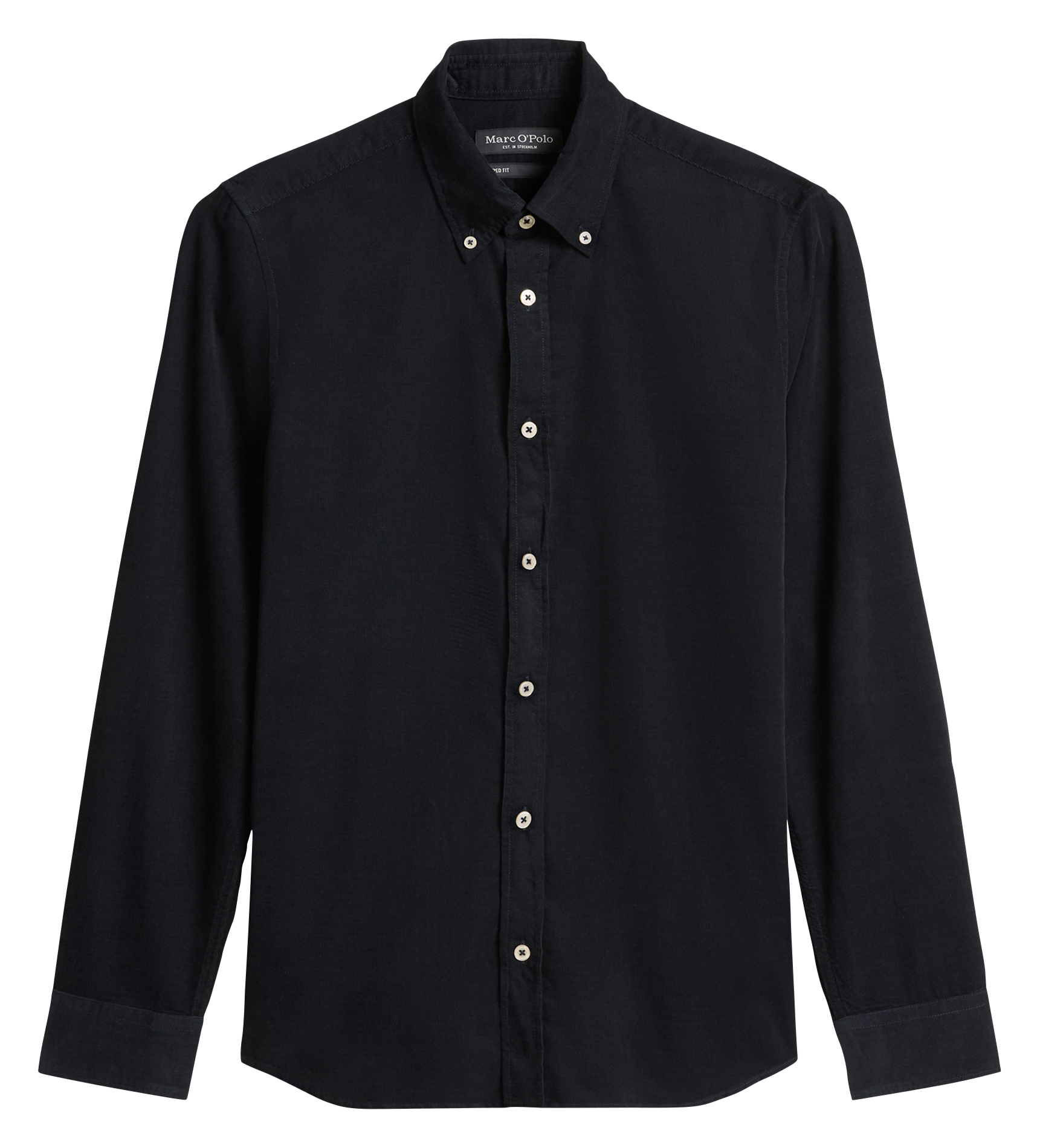 Baumwollbluse mit amerikanischem Kragen MARC O'POLO Blau