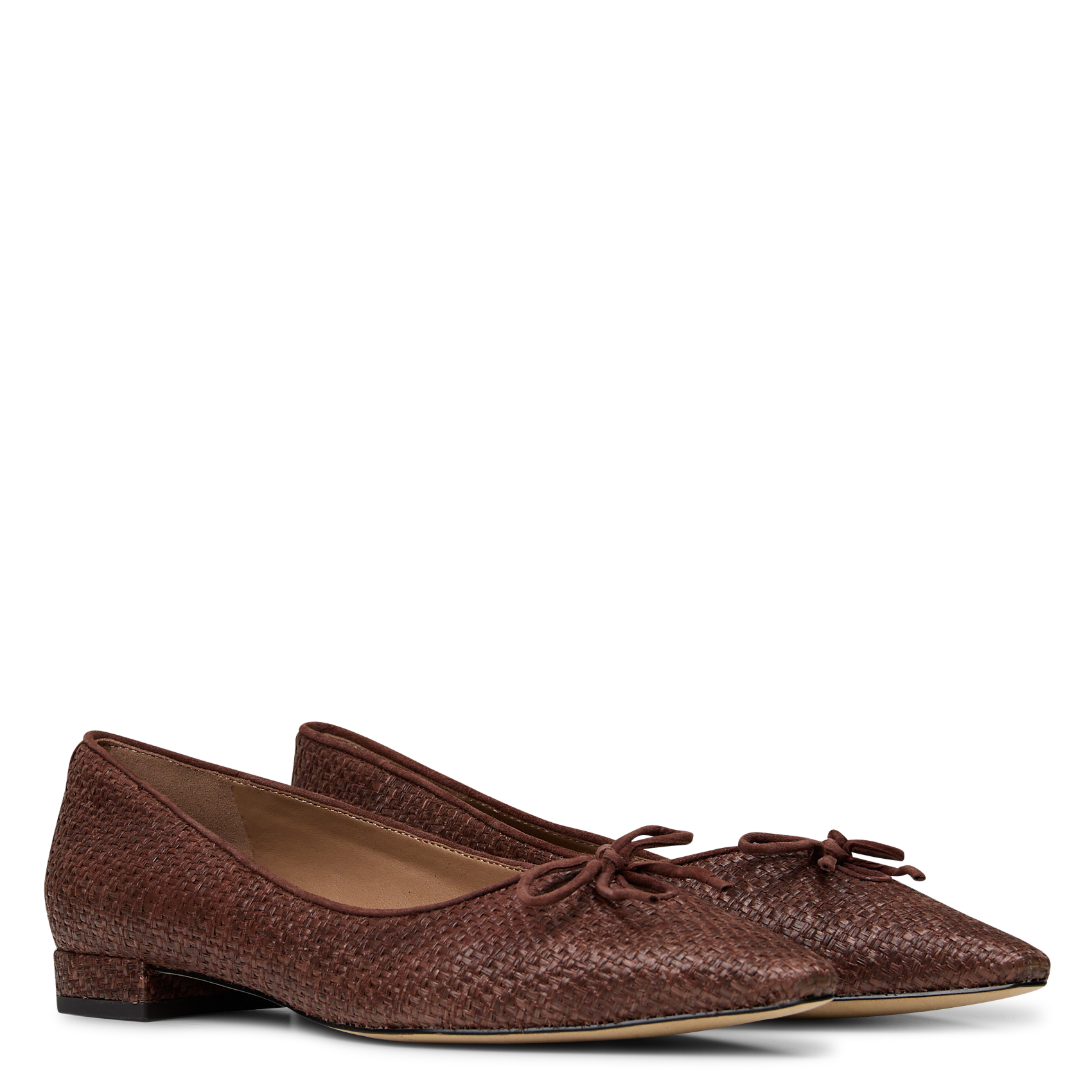 Raffia ballet flats SAM EDELMAN Brown