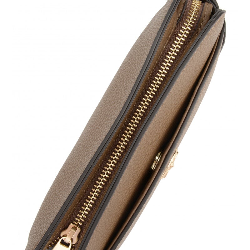 Crossbody bag in cowhide leather Brown