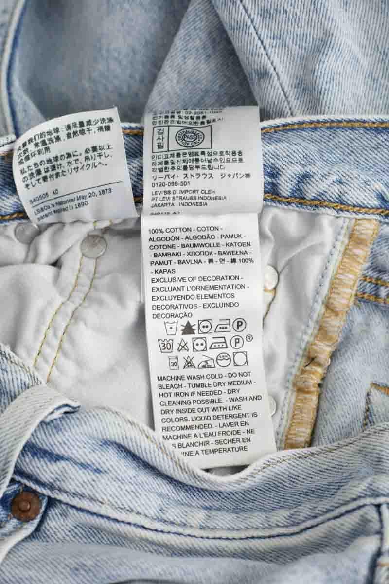 Jean droit LEVI'S - Seconde main Bleu